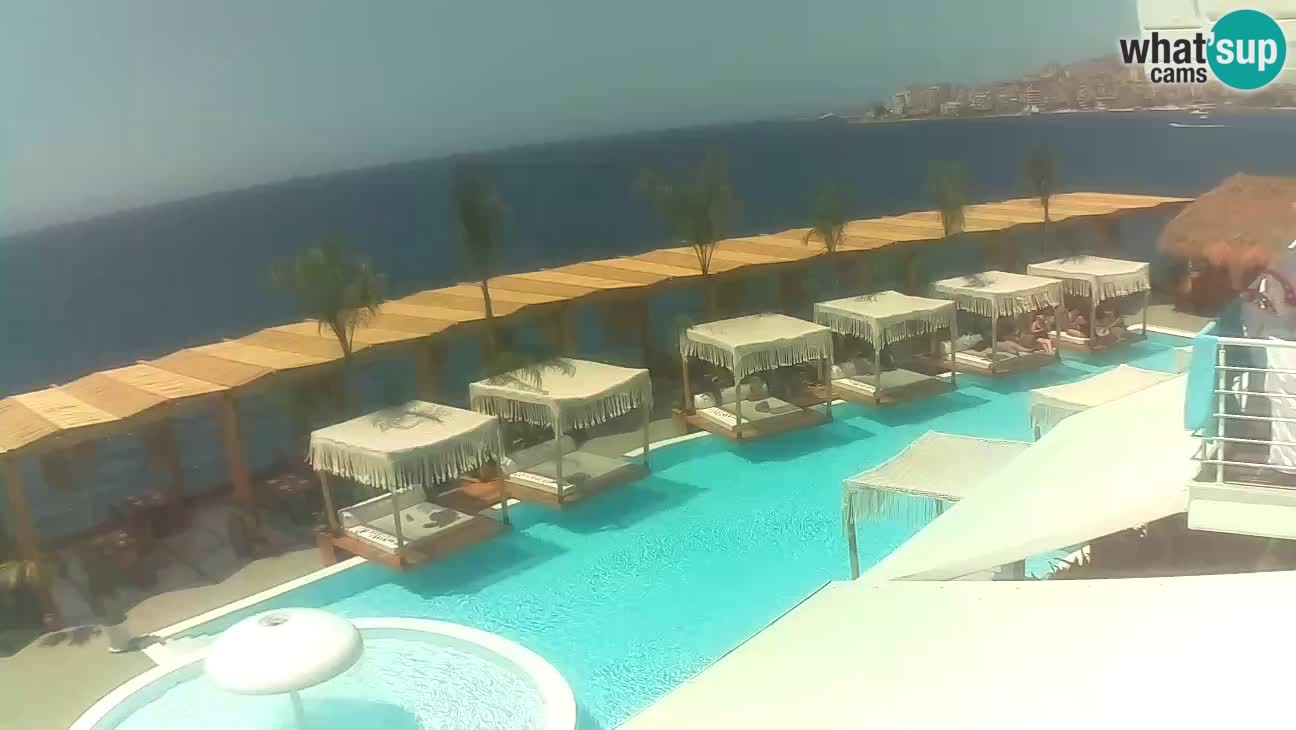 Webcam Saranda – Port et la baie – Vue de l&rsquo;hôtel Barracuda