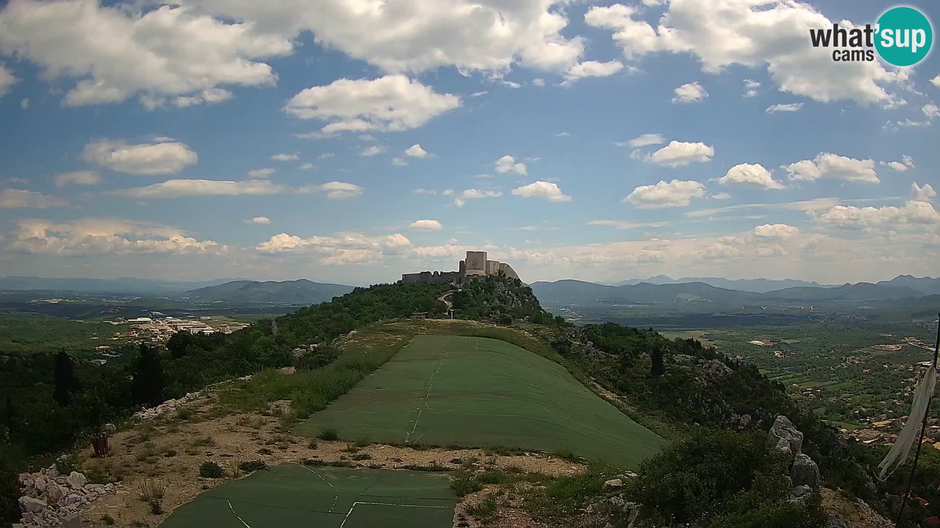 Live Webcam Campo di volo di parapendio Ljubuški – Kula