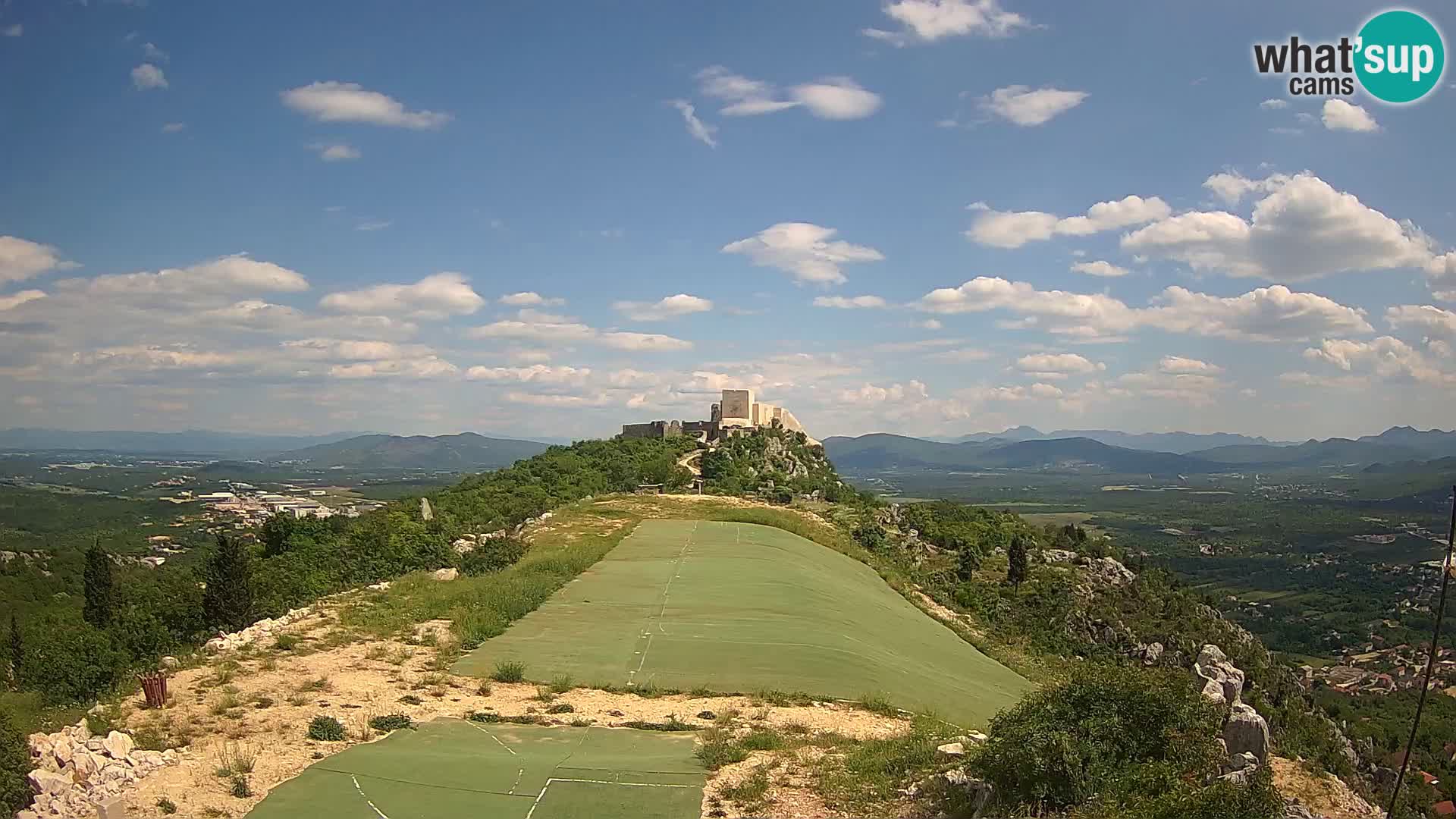 Live Webcam Campo di volo di parapendio Ljubuški – Kula