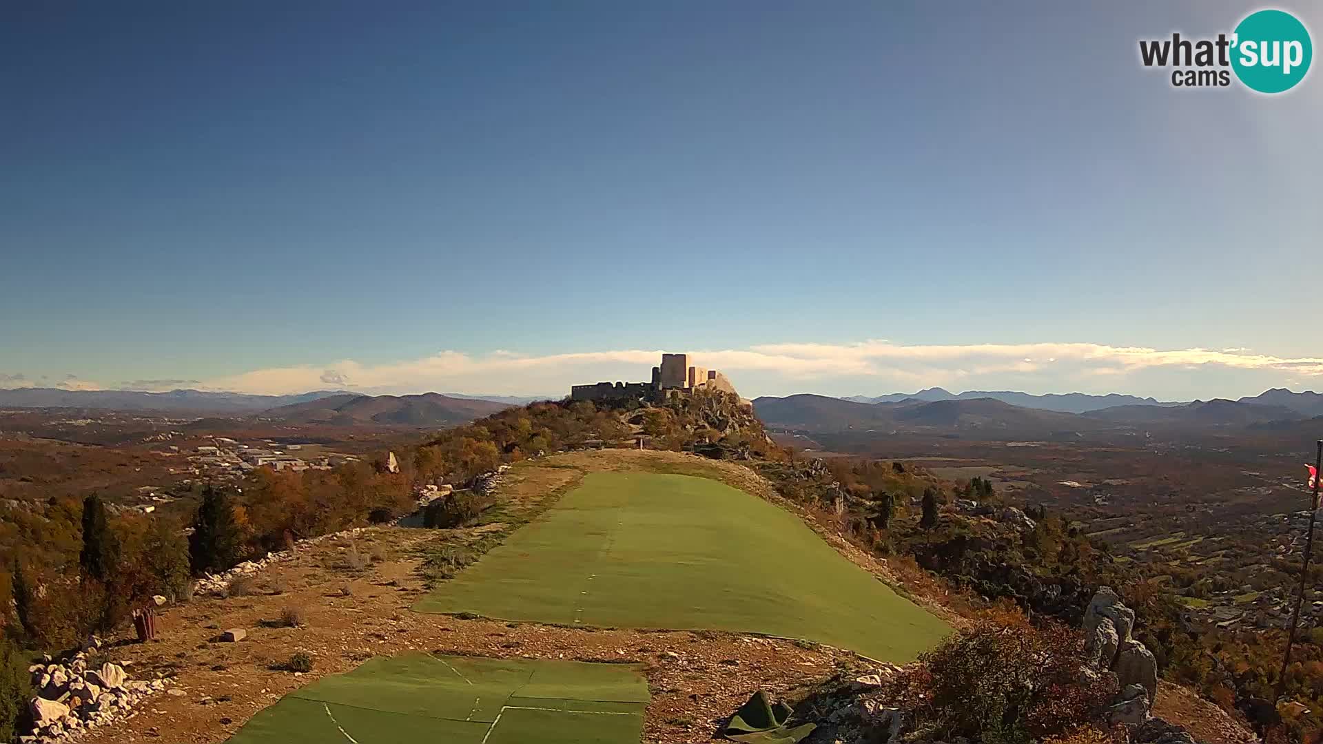 Live Webcam Campo di volo di parapendio Ljubuški – Kula