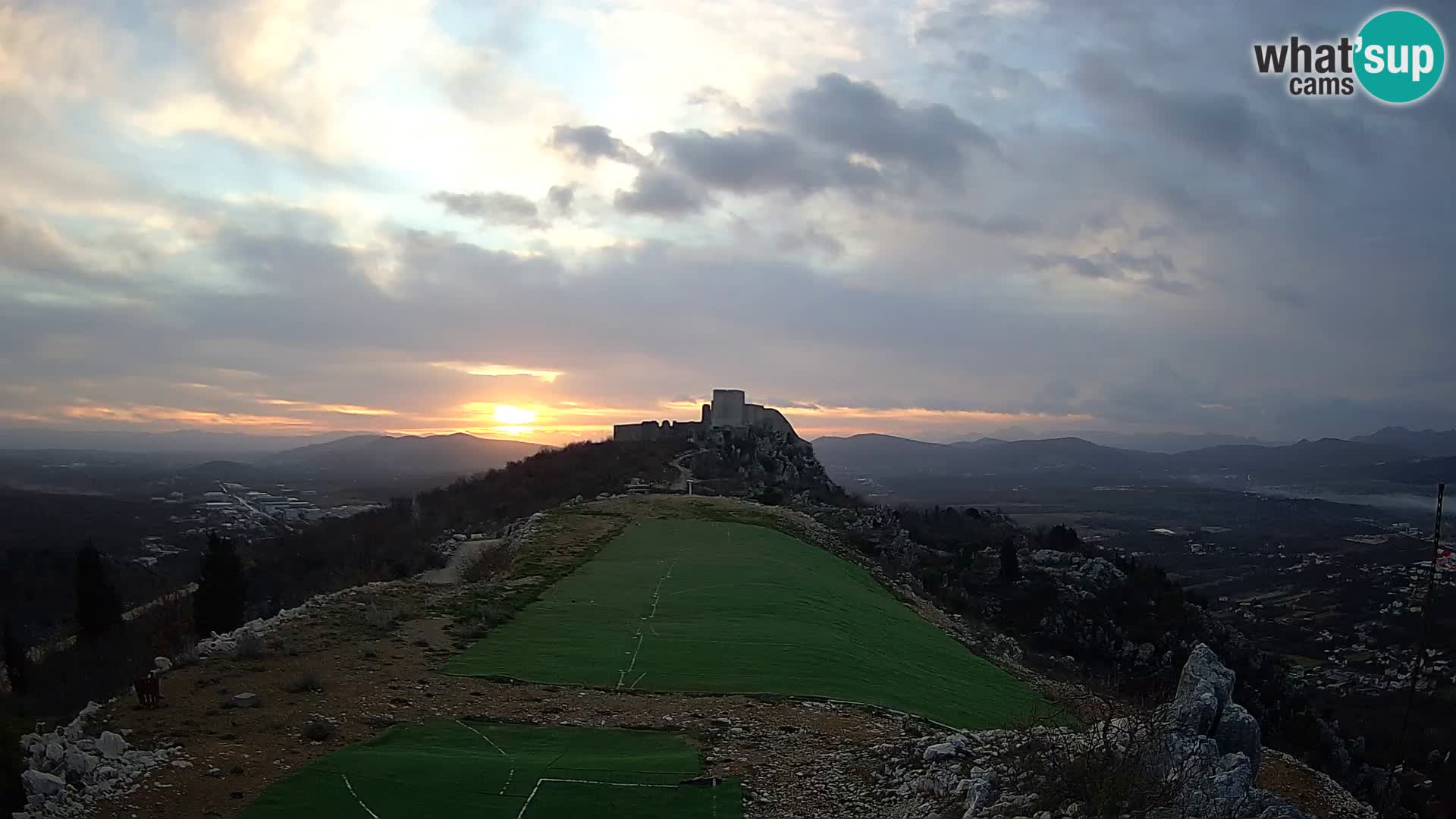 Webcam en direct aérodrome de parapente Ljubuški – Kula