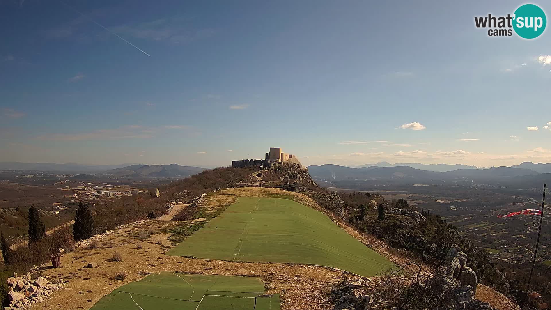 Live Webcam Campo di volo di parapendio Ljubuški – Kula