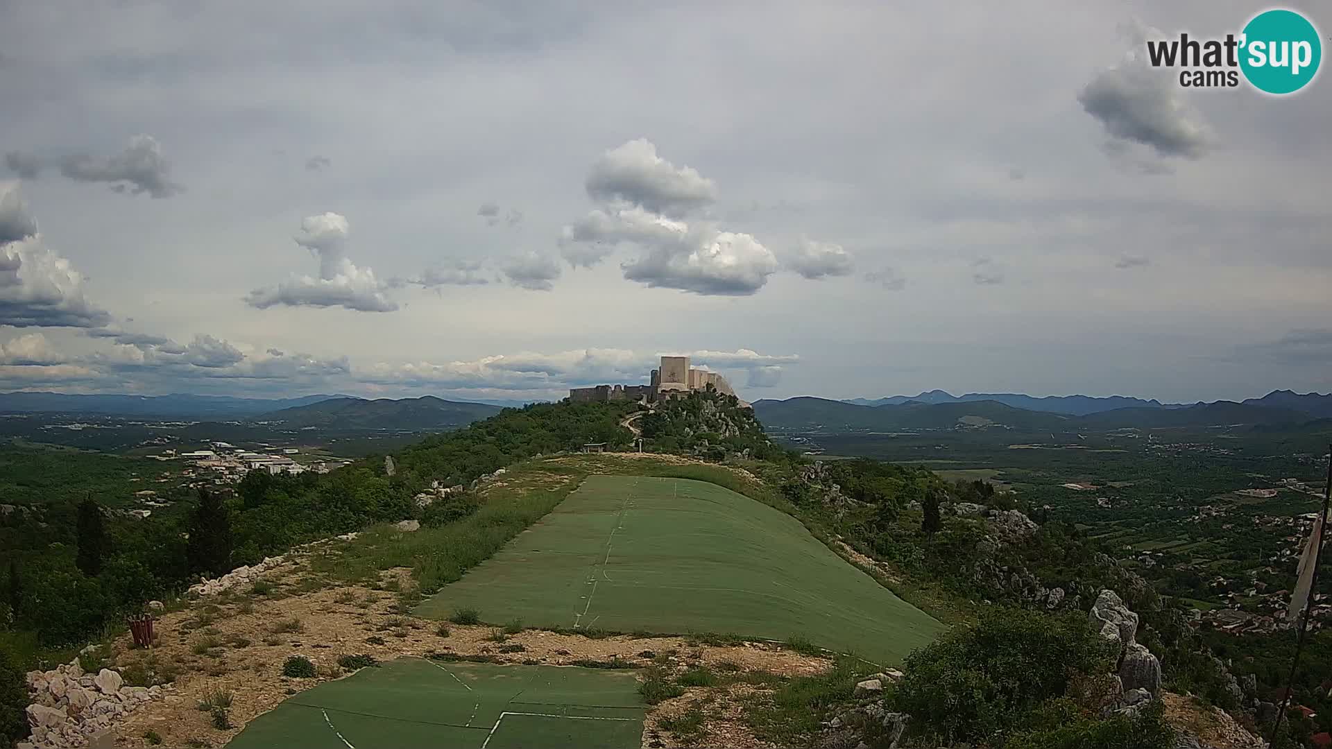 Live Webcam Campo di volo di parapendio Ljubuški – Kula