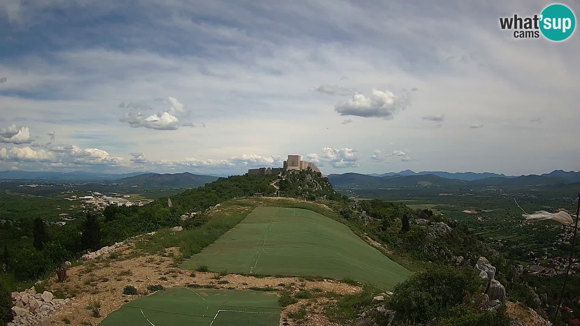 Webcam en direct aérodrome de parapente Ljubuški – Kula