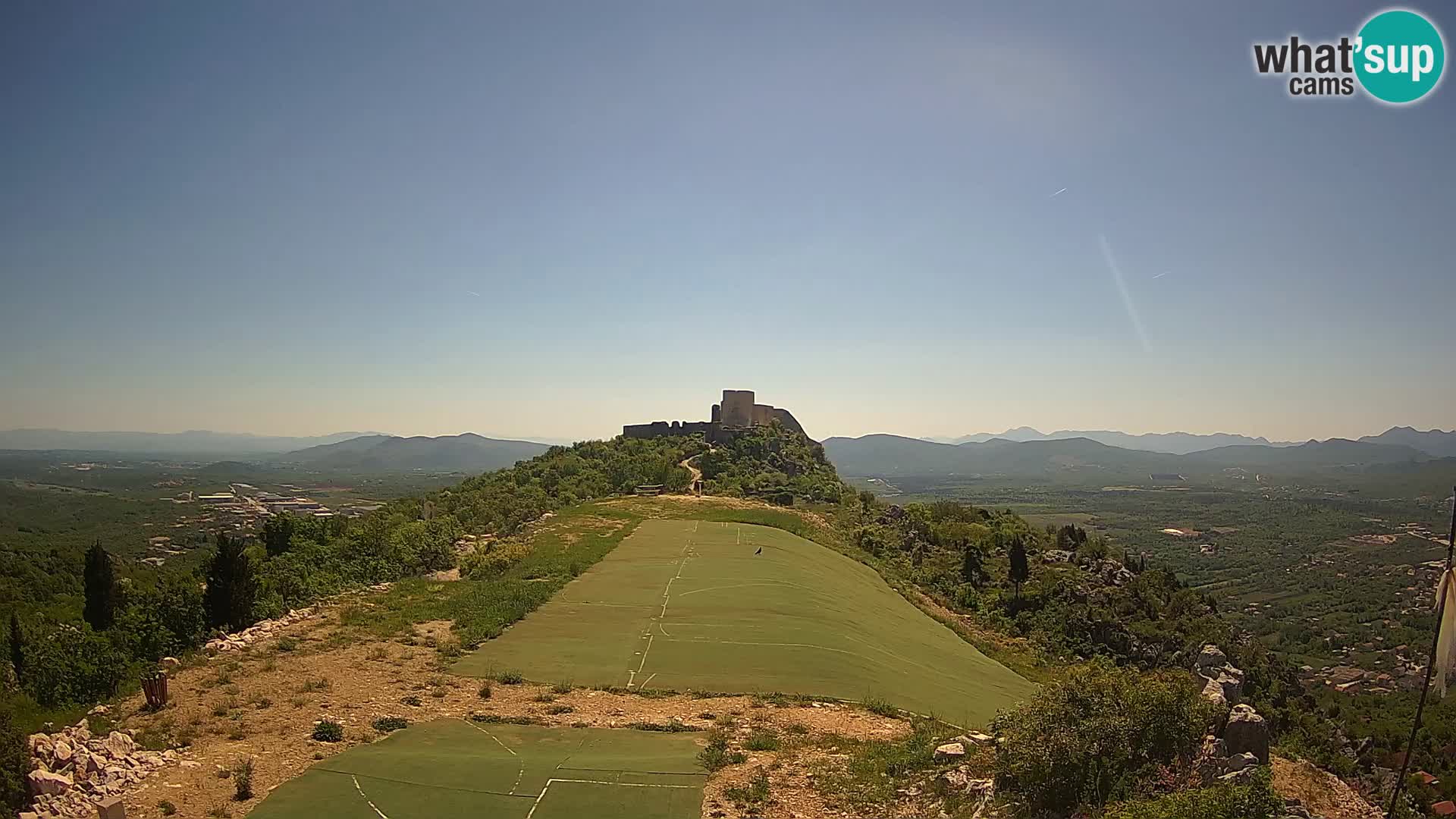 Webcam en direct aérodrome de parapente Ljubuški – Kula