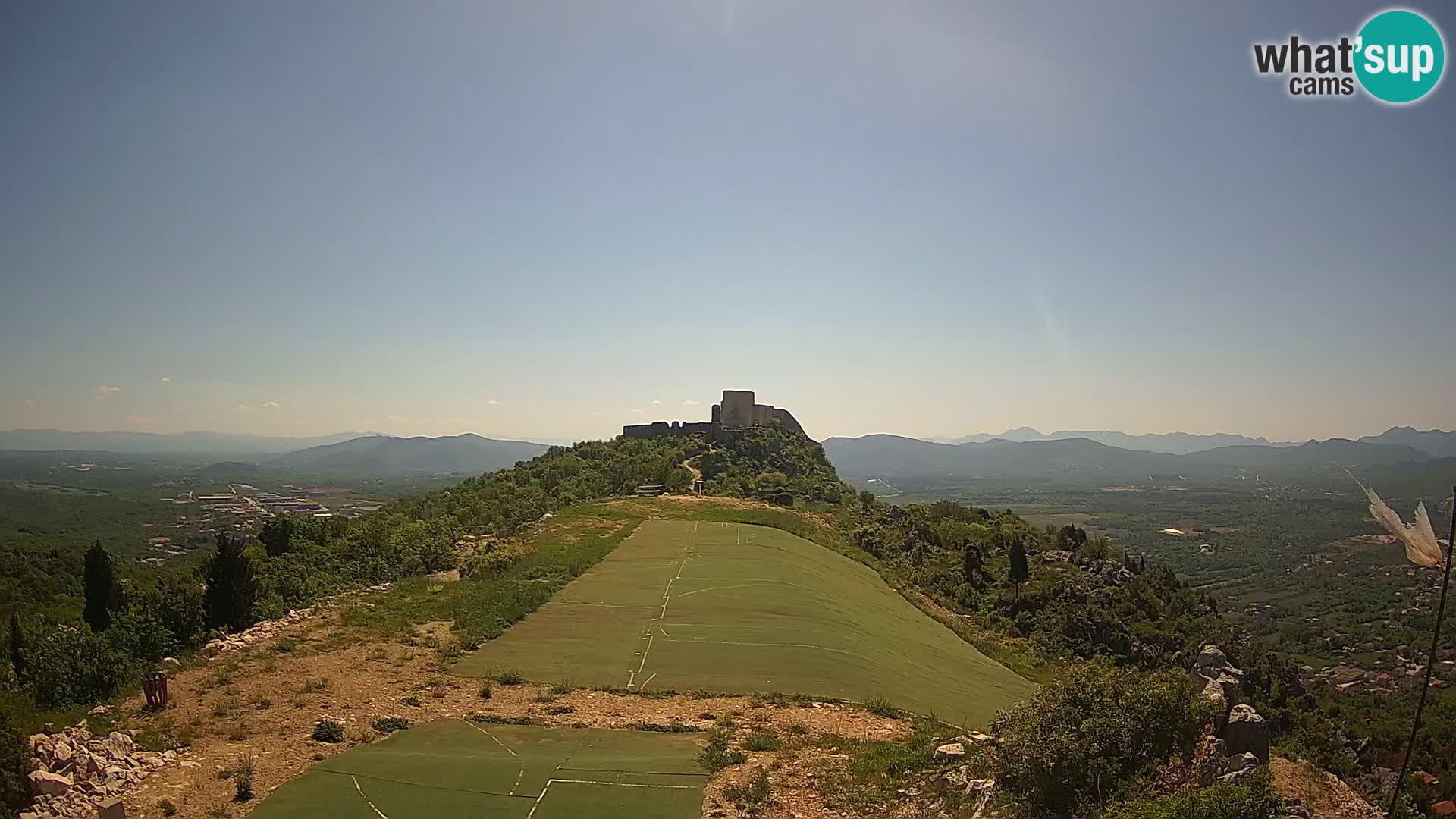 Webcam en direct aérodrome de parapente Ljubuški – Kula