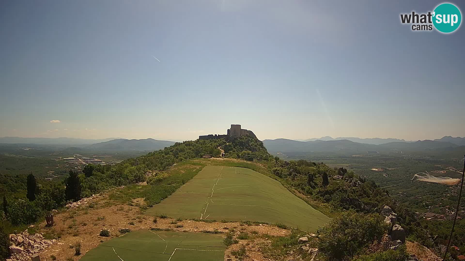 Live Webcam Campo di volo di parapendio Ljubuški – Kula