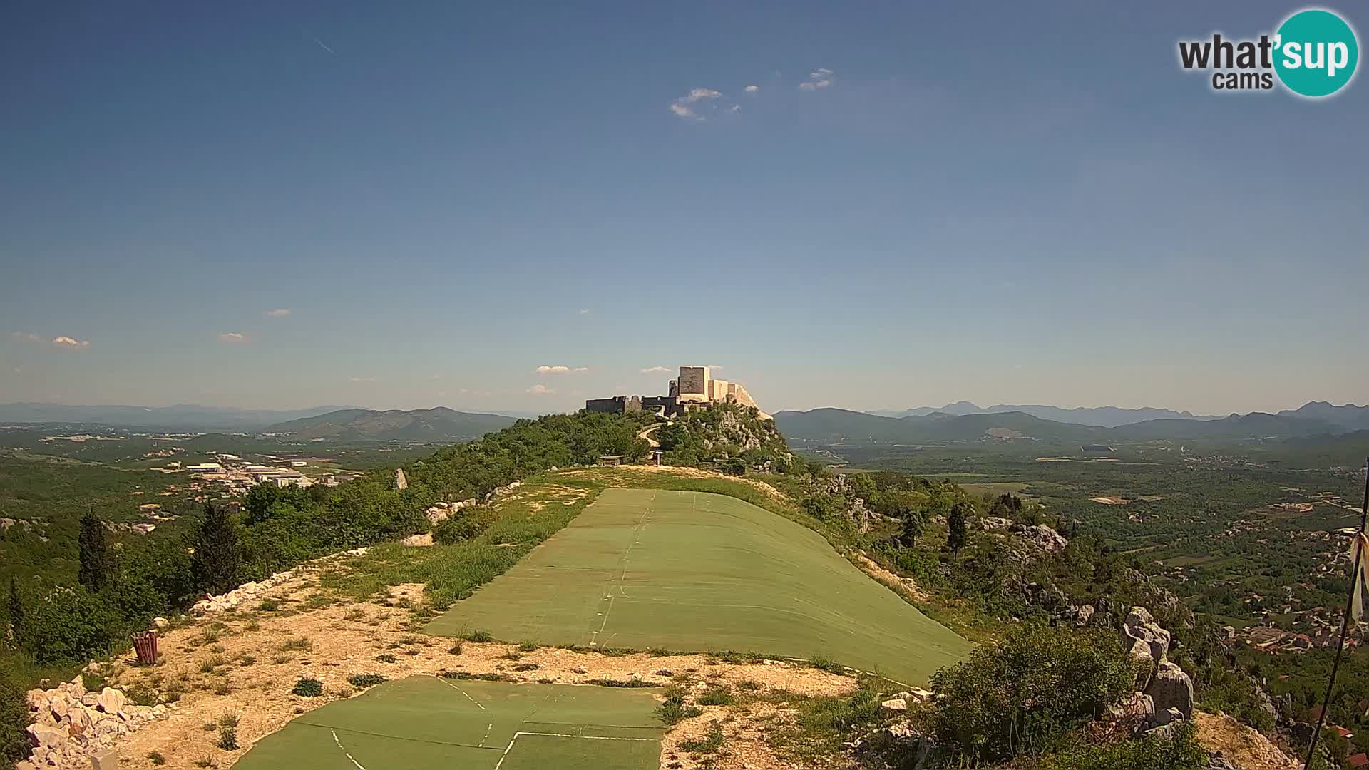 Live Webcam Campo di volo di parapendio Ljubuški – Kula