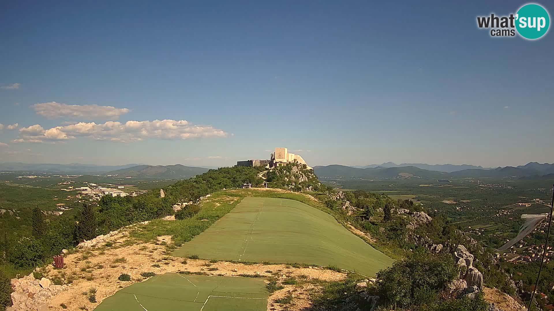 Webcam en direct aérodrome de parapente Ljubuški – Kula