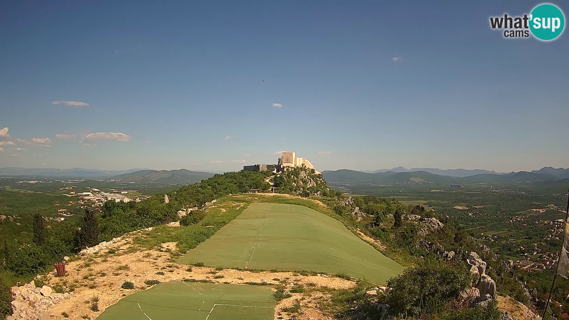 Webcam en direct aérodrome de parapente Ljubuški – Kula