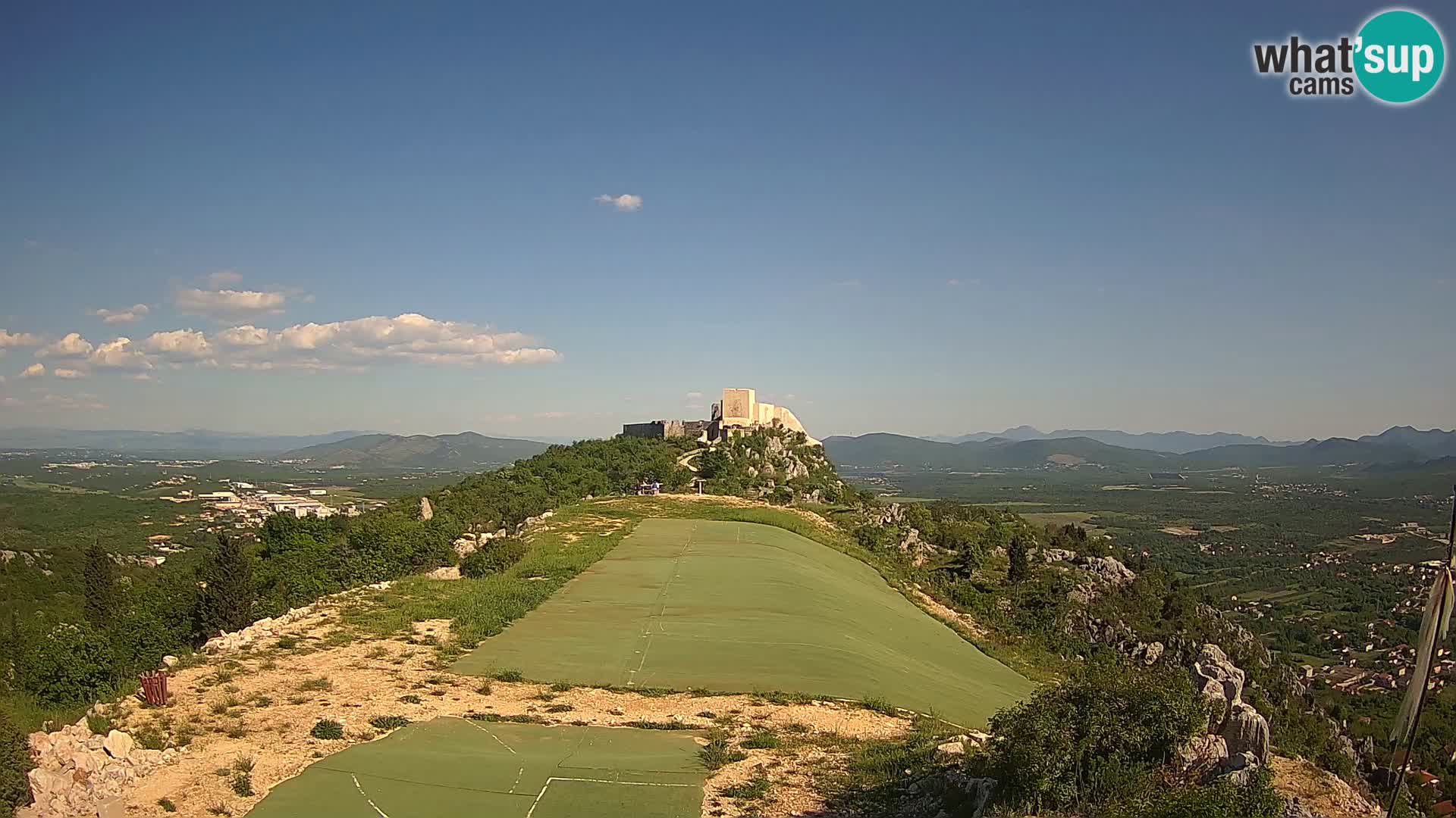Live Webcam Campo di volo di parapendio Ljubuški – Kula