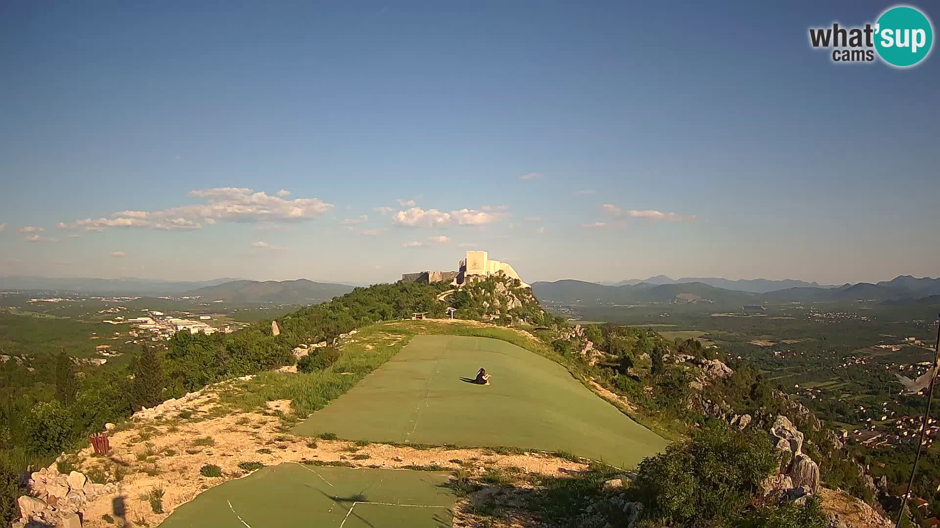 Live Webcam Campo di volo di parapendio Ljubuški – Kula