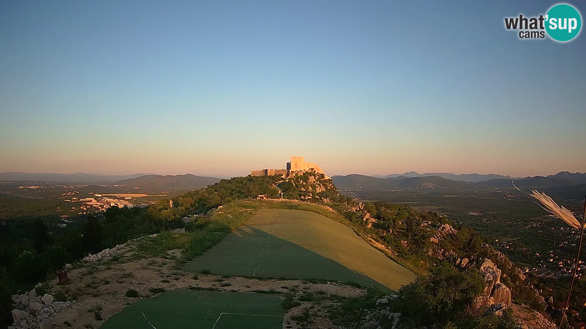 Webcam en direct aérodrome de parapente Ljubuški – Kula