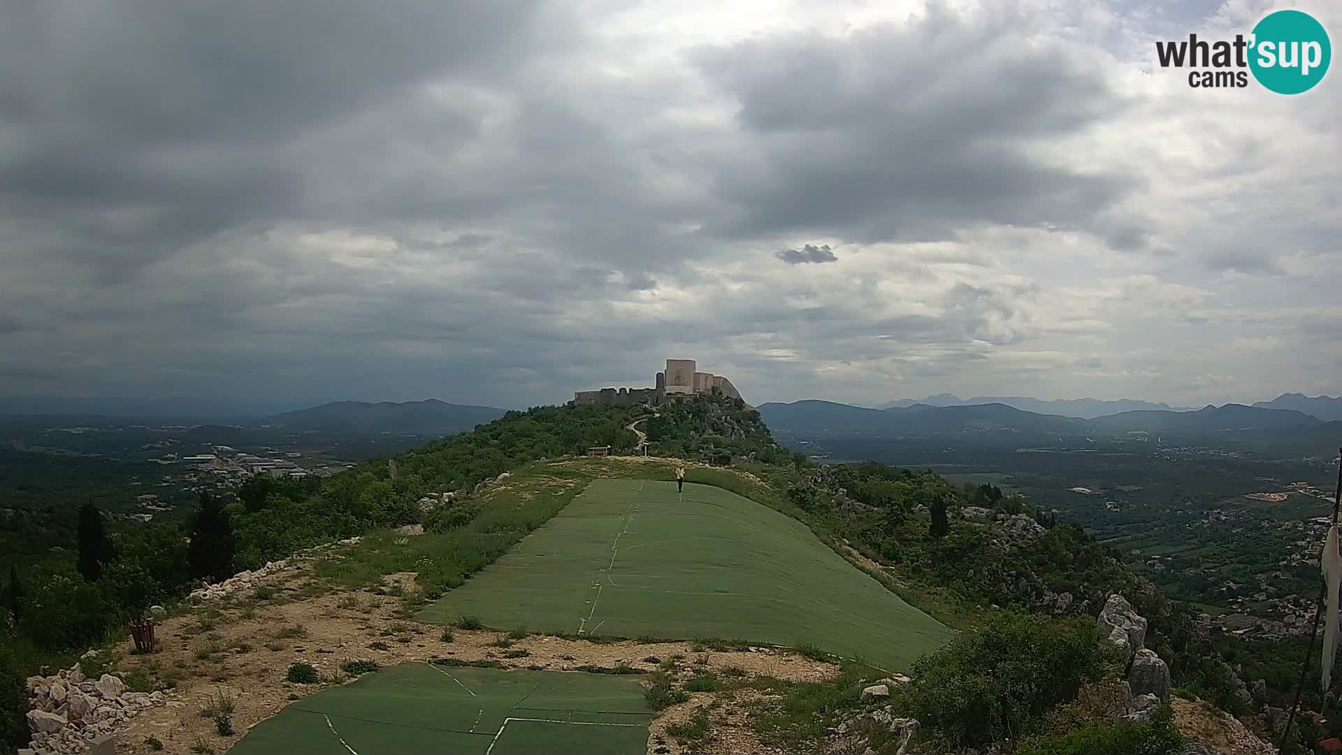 Live Webcam Campo di volo di parapendio Ljubuški – Kula