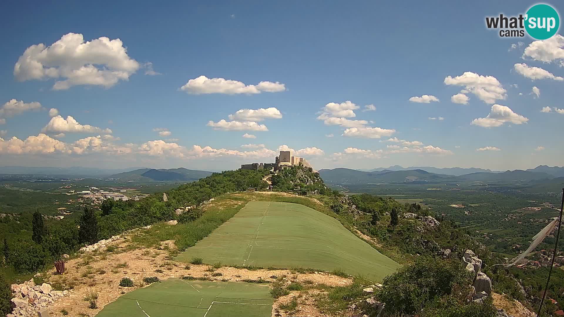 Live Webcam Campo di volo di parapendio Ljubuški – Kula