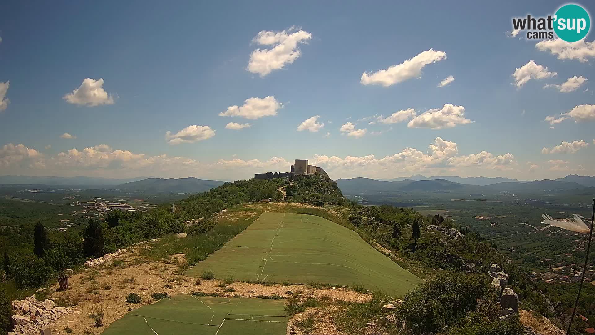 Webcam en direct aérodrome de parapente Ljubuški – Kula