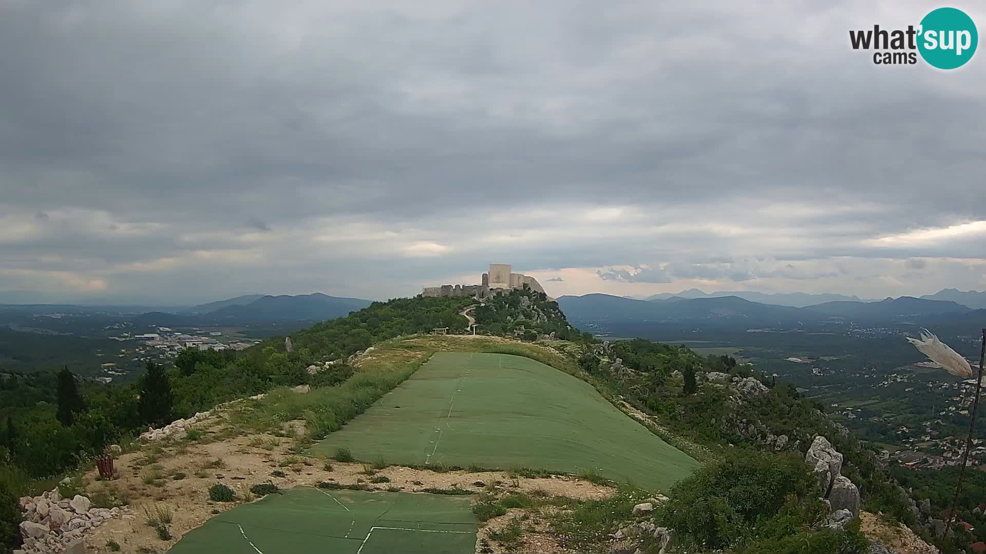 Live Webcam Campo di volo di parapendio Ljubuški – Kula