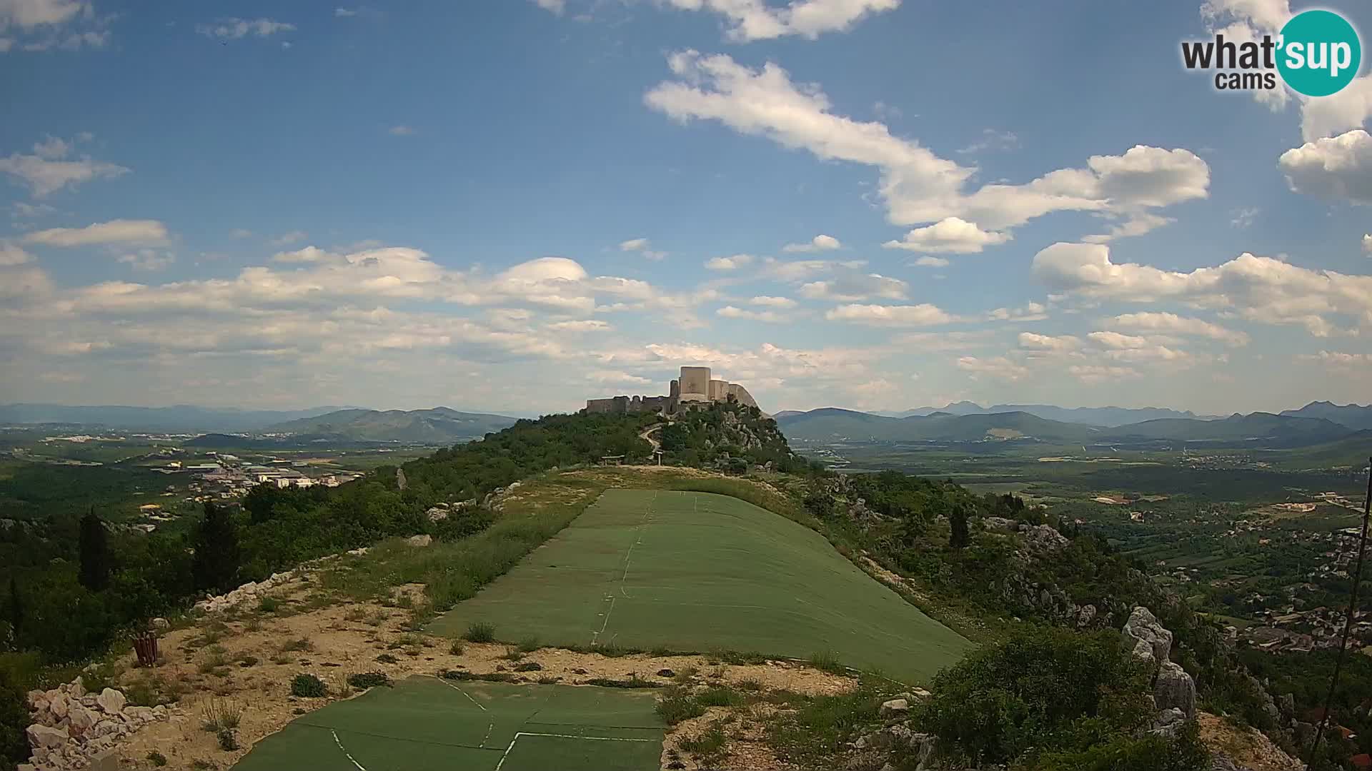 Live Webcam Campo di volo di parapendio Ljubuški – Kula