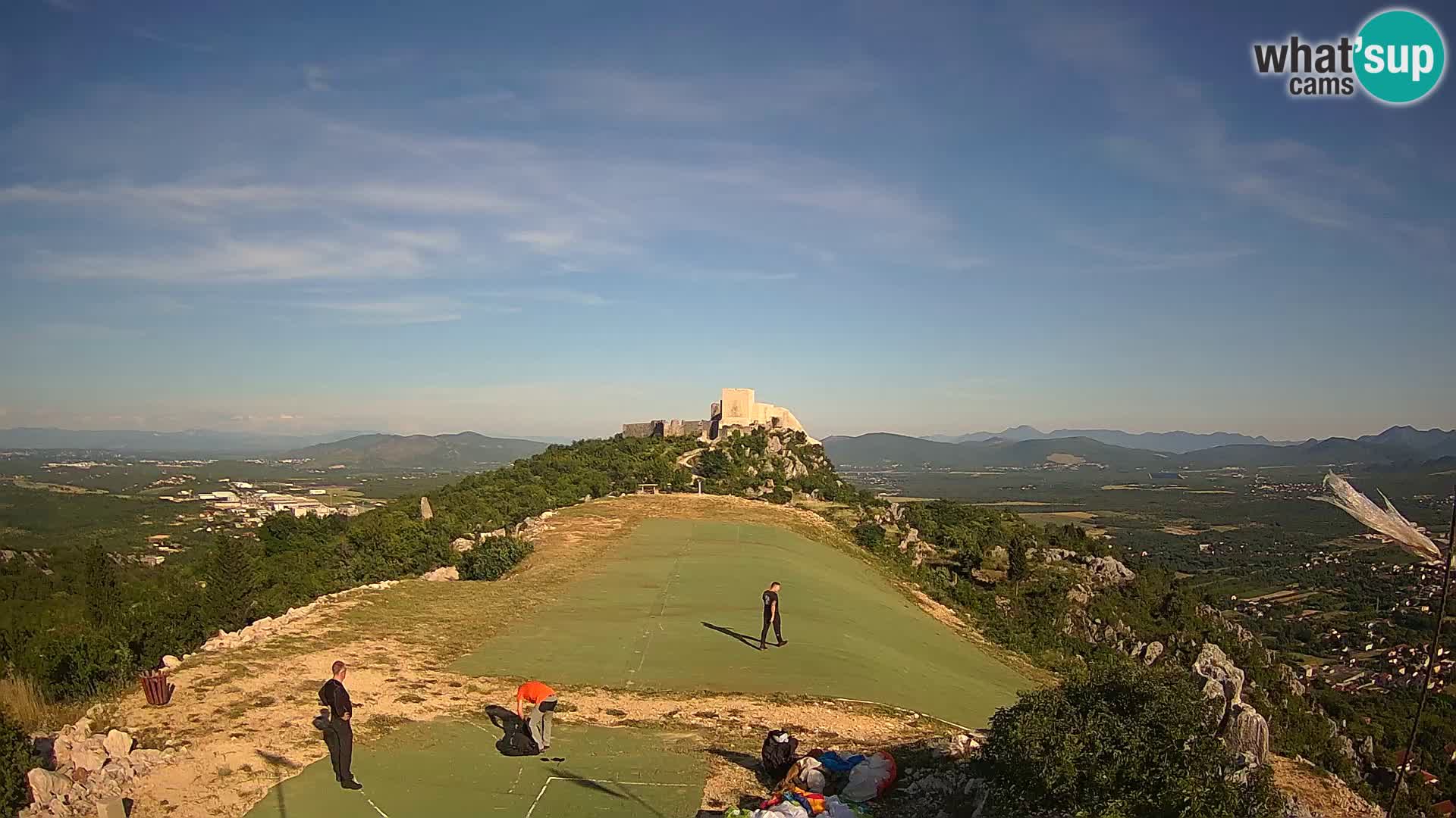 Live Webcam Campo di volo di parapendio Ljubuški – Kula