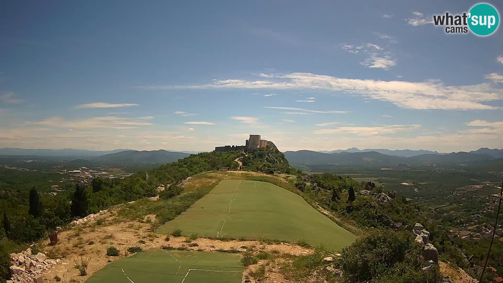 Live Webcam Campo di volo di parapendio Ljubuški – Kula