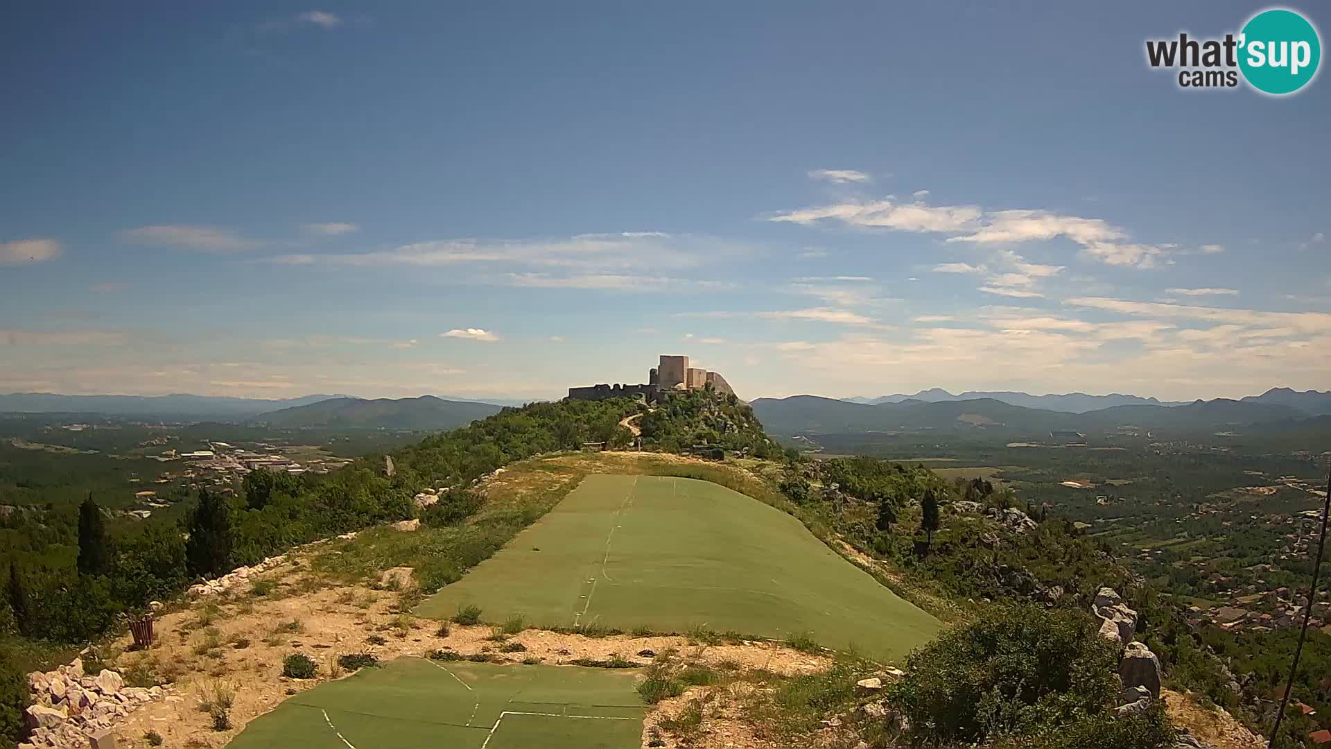 Live Webcam Campo di volo di parapendio Ljubuški – Kula