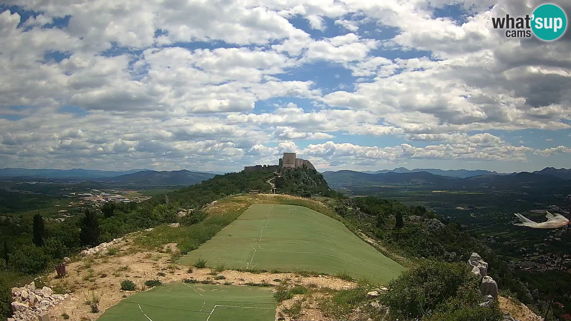 Live Webcam Campo di volo di parapendio Ljubuški – Kula