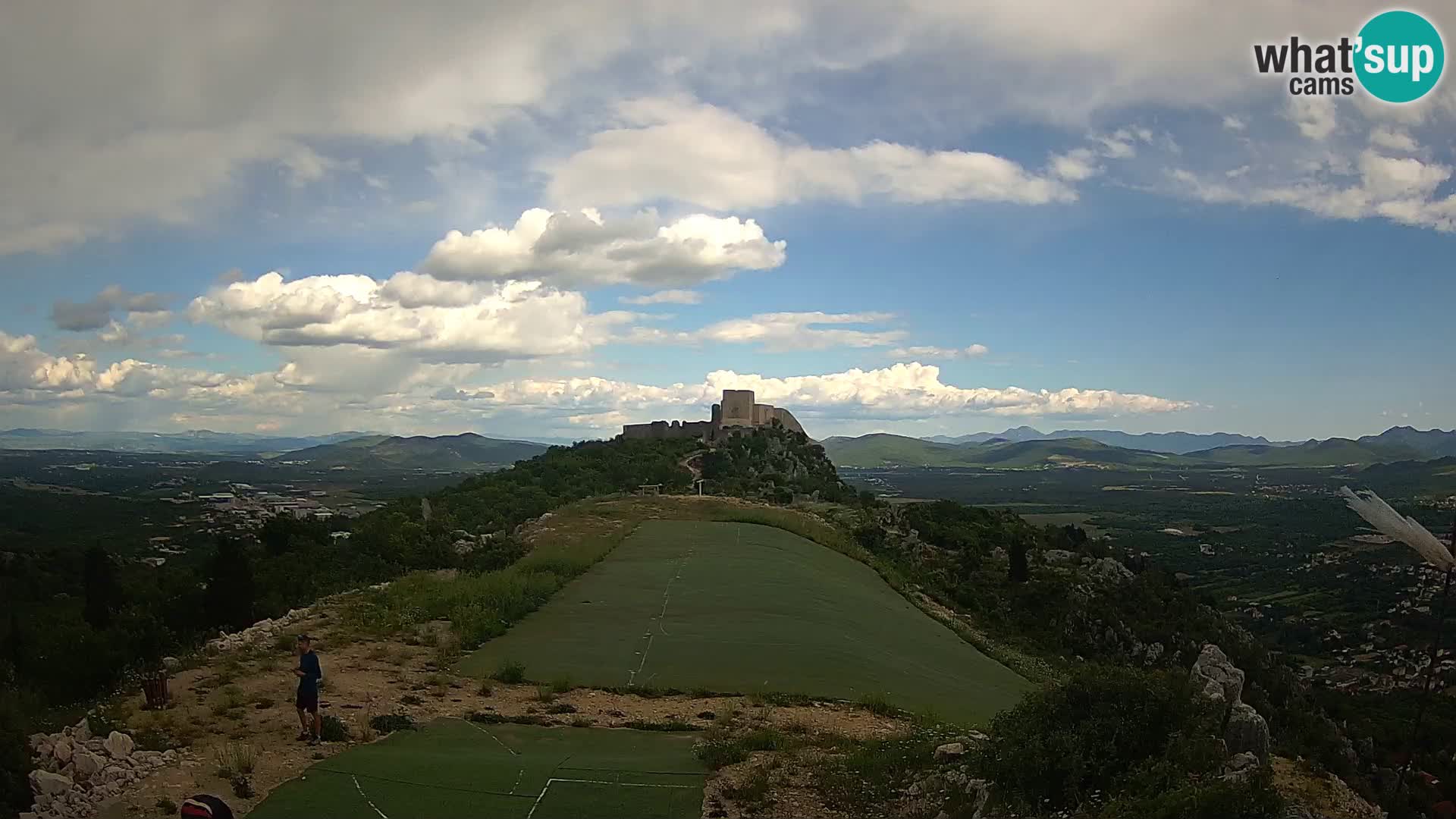 Live Webcam Campo di volo di parapendio Ljubuški – Kula