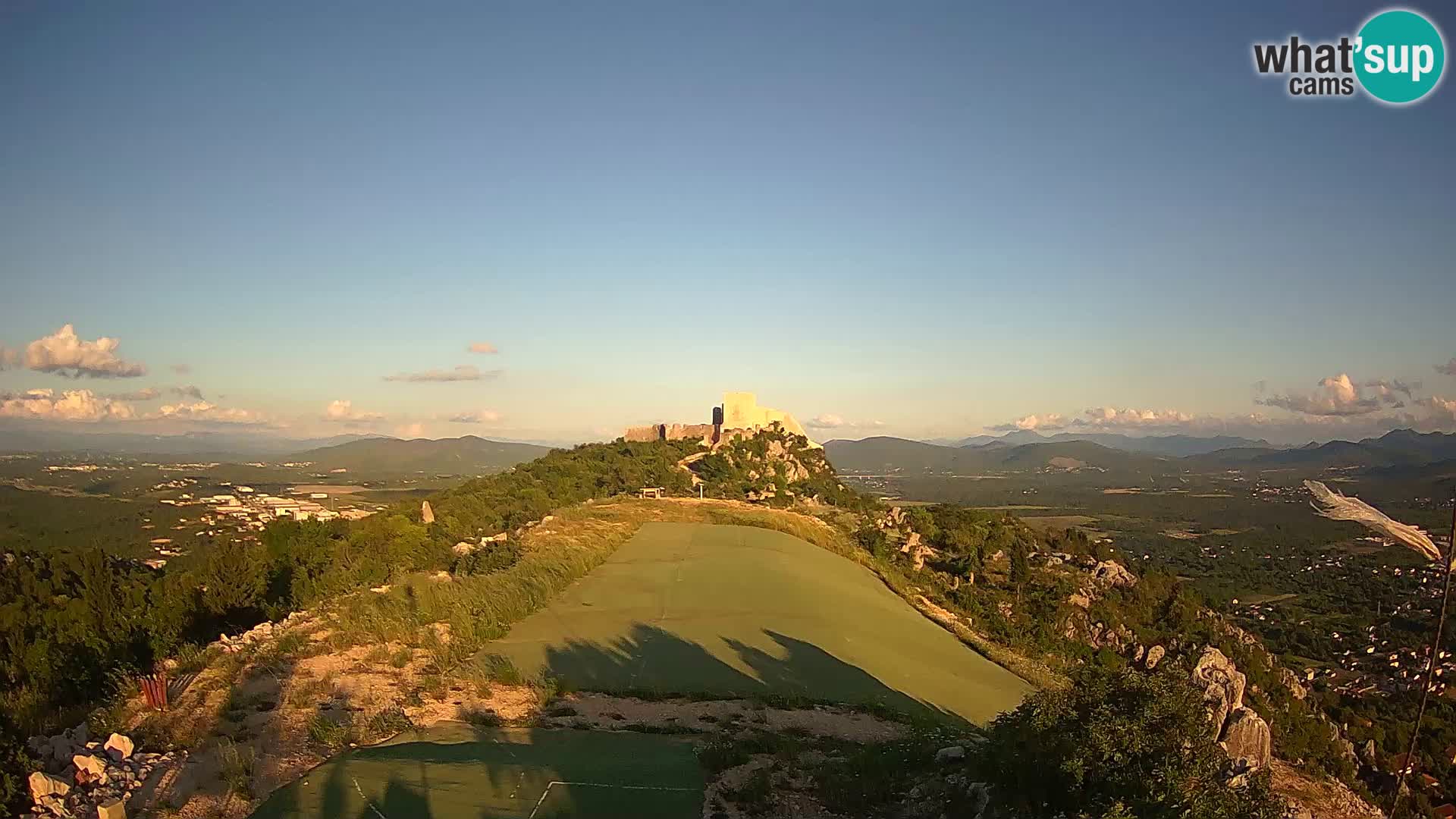 Live Webcam Campo di volo di parapendio Ljubuški – Kula