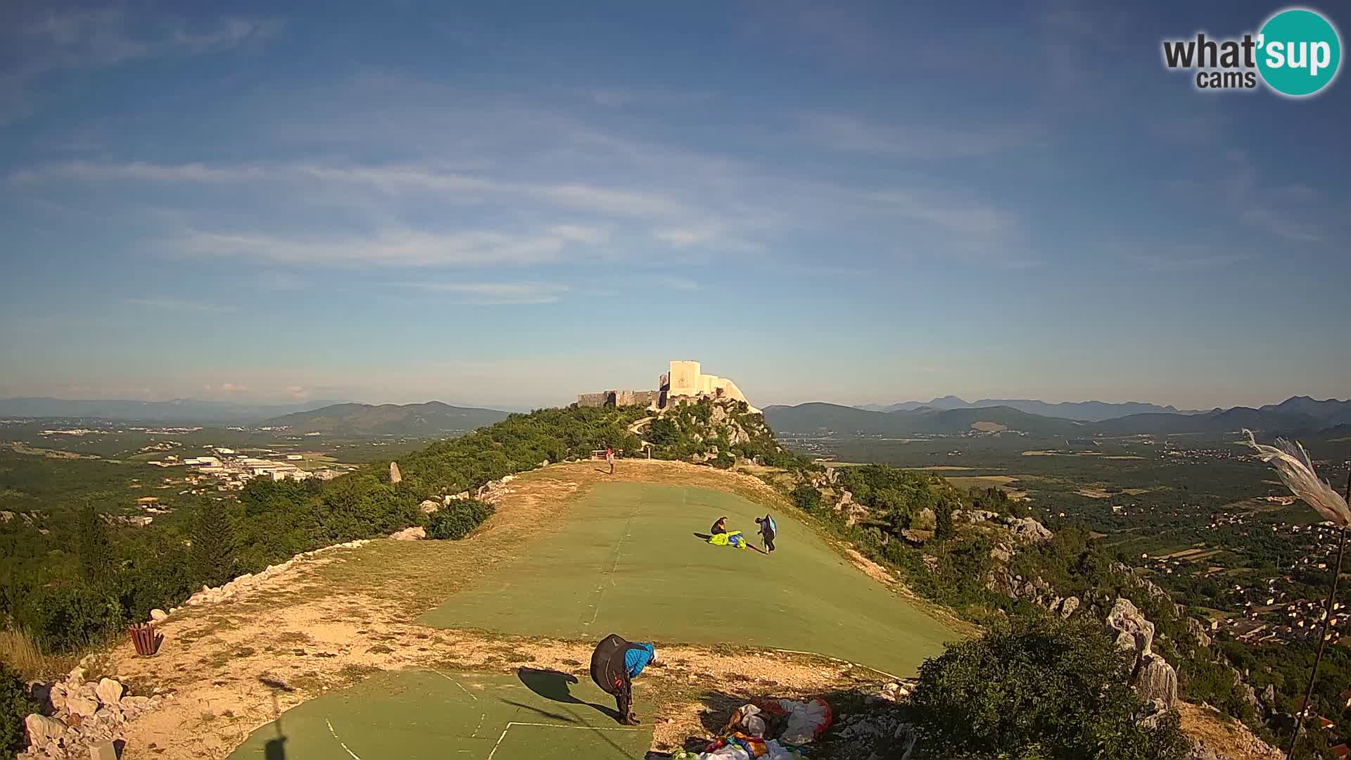 Live Webcam Campo di volo di parapendio Ljubuški – Kula