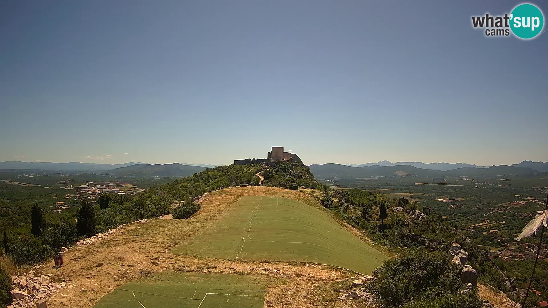 Live Webcam Campo di volo di parapendio Ljubuški – Kula