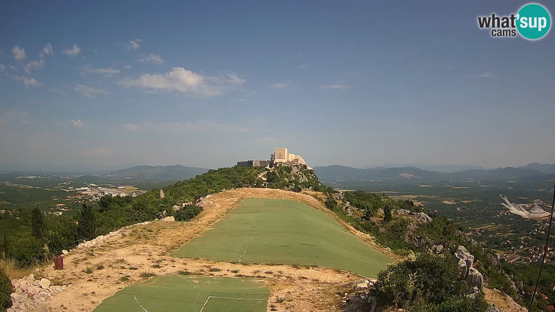 Live Webcam Campo di volo di parapendio Ljubuški – Kula