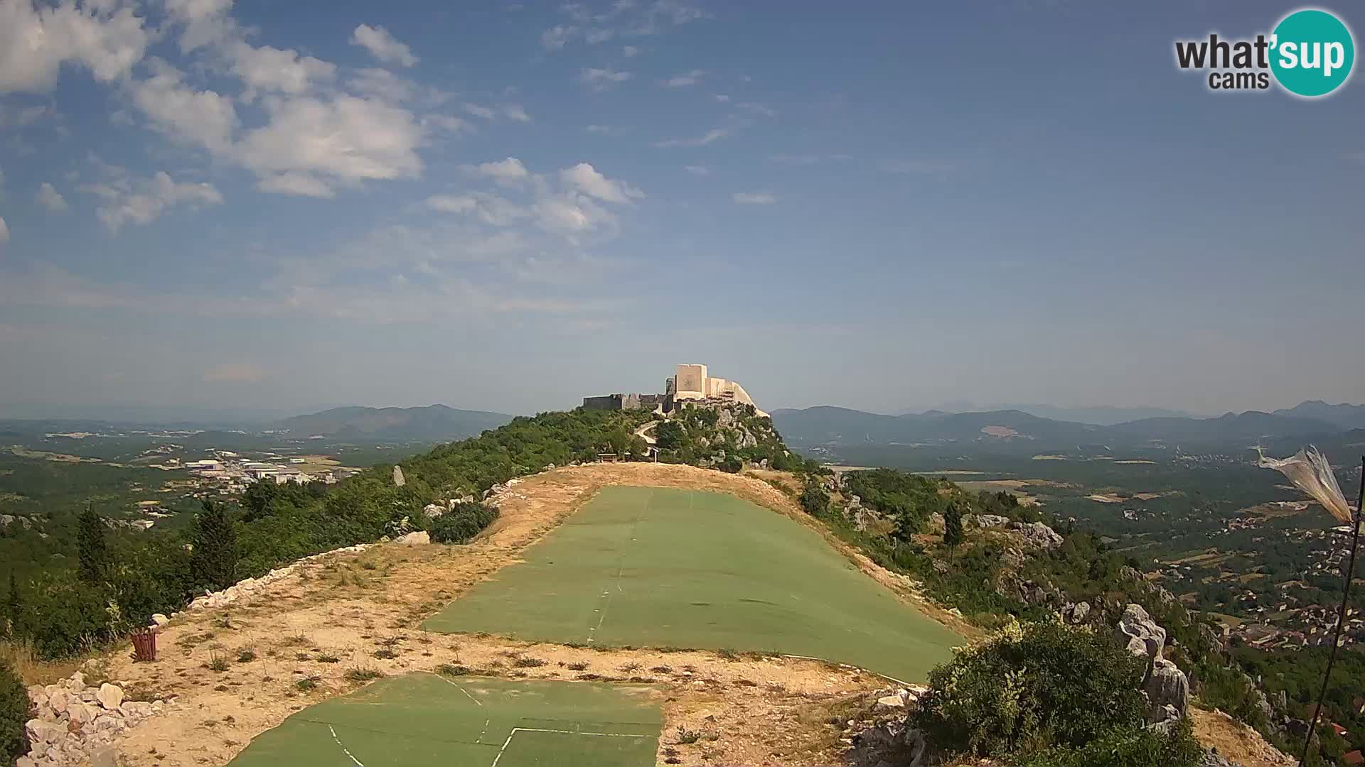 Webcam en direct aérodrome de parapente Ljubuški – Kula
