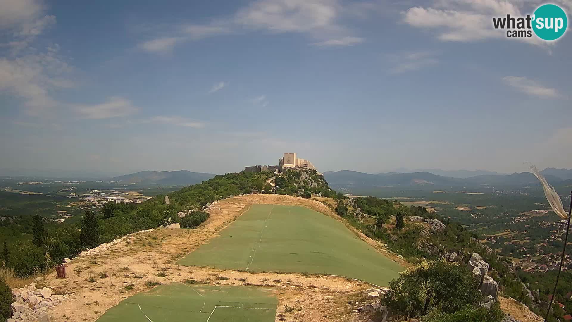 Live Webcam Campo di volo di parapendio Ljubuški – Kula