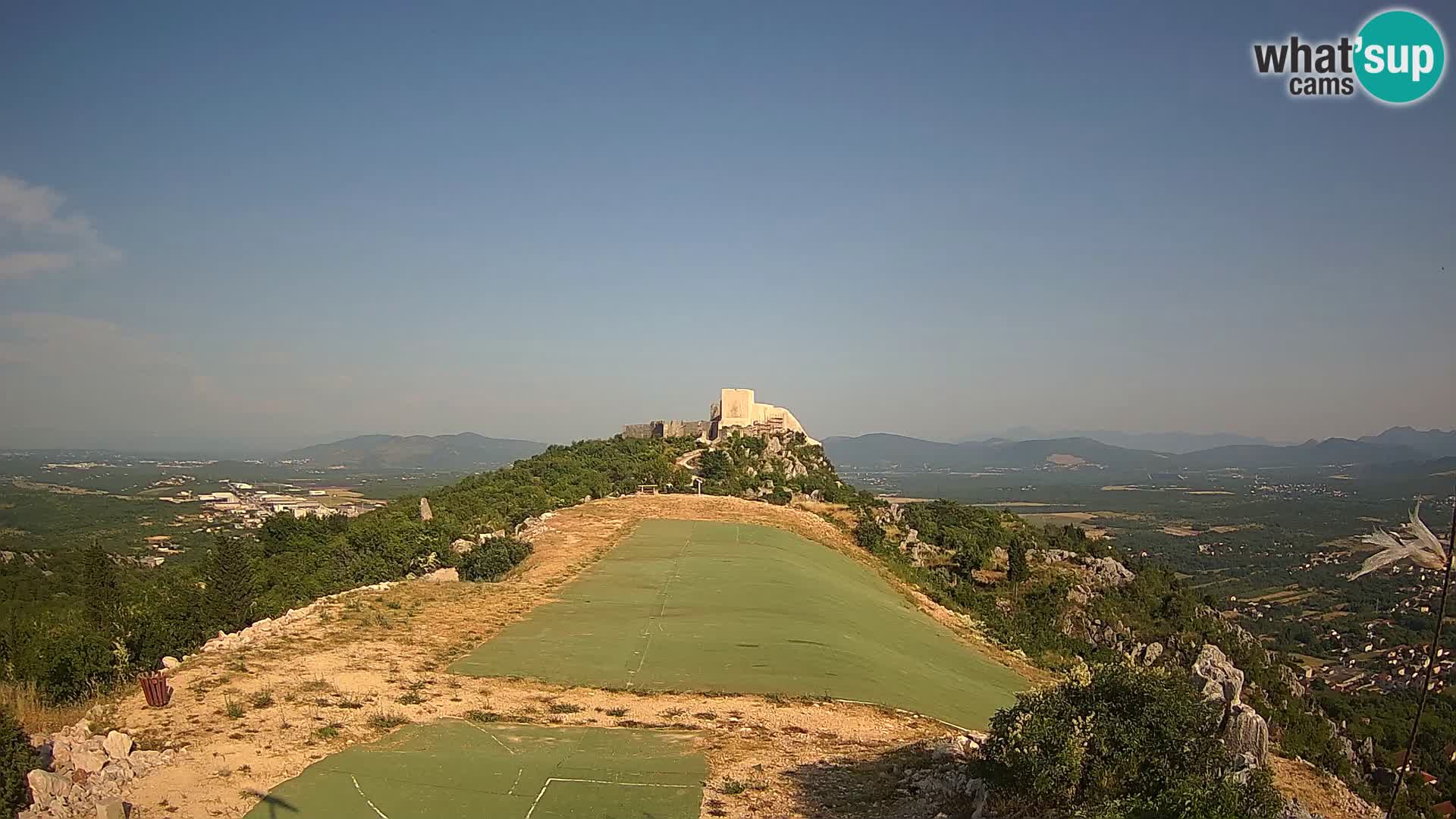 Live Webcam Campo di volo di parapendio Ljubuški – Kula