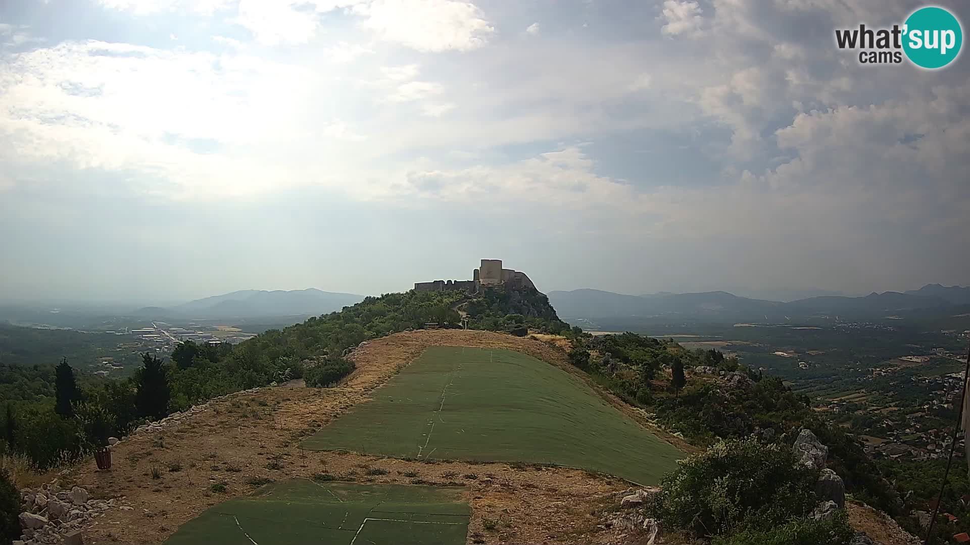 Live Webcam Campo di volo di parapendio Ljubuški – Kula