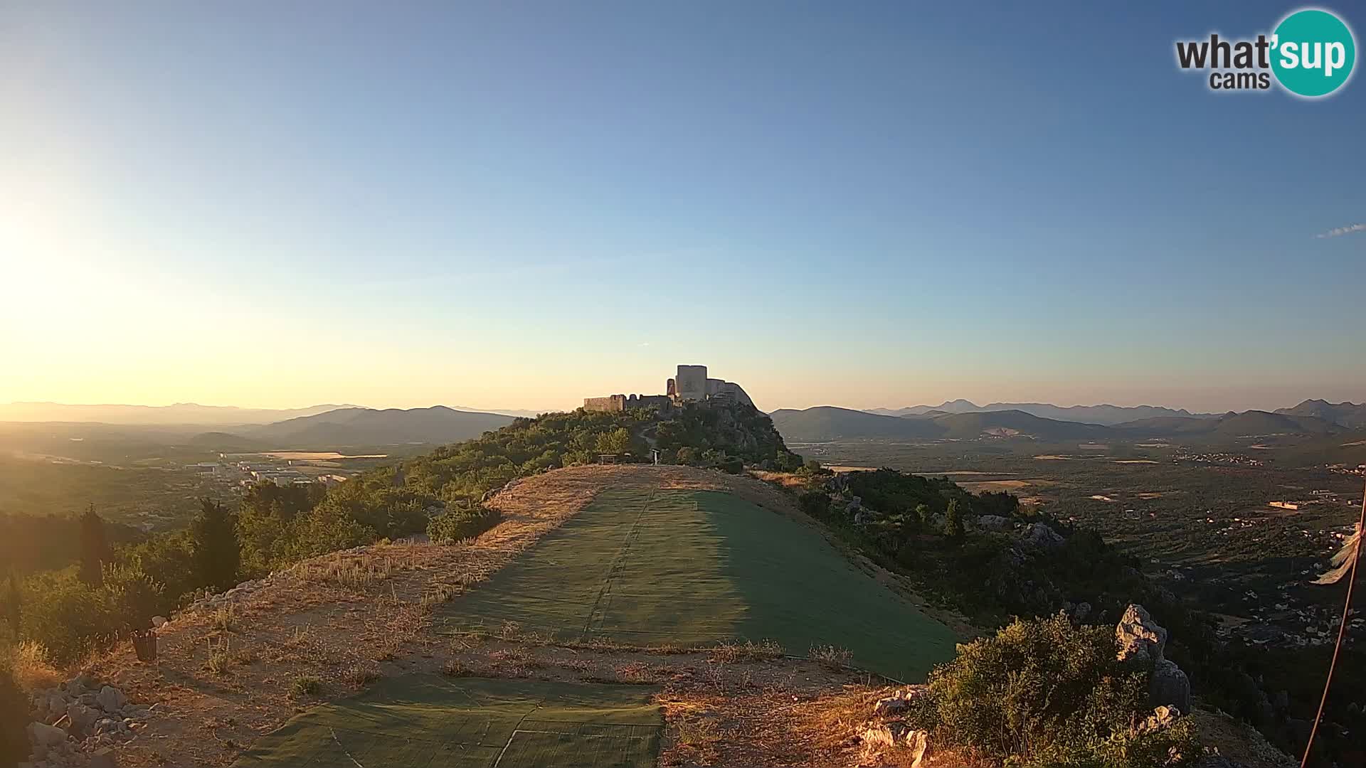 Live Webcam Campo di volo di parapendio Ljubuški – Kula