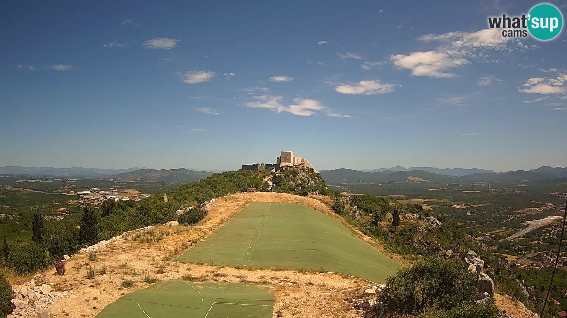 Live Webcam Campo di volo di parapendio Ljubuški – Kula