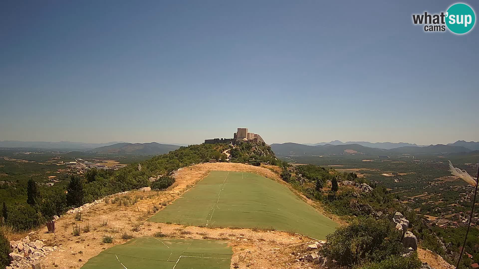 Live Webcam Campo di volo di parapendio Ljubuški – Kula