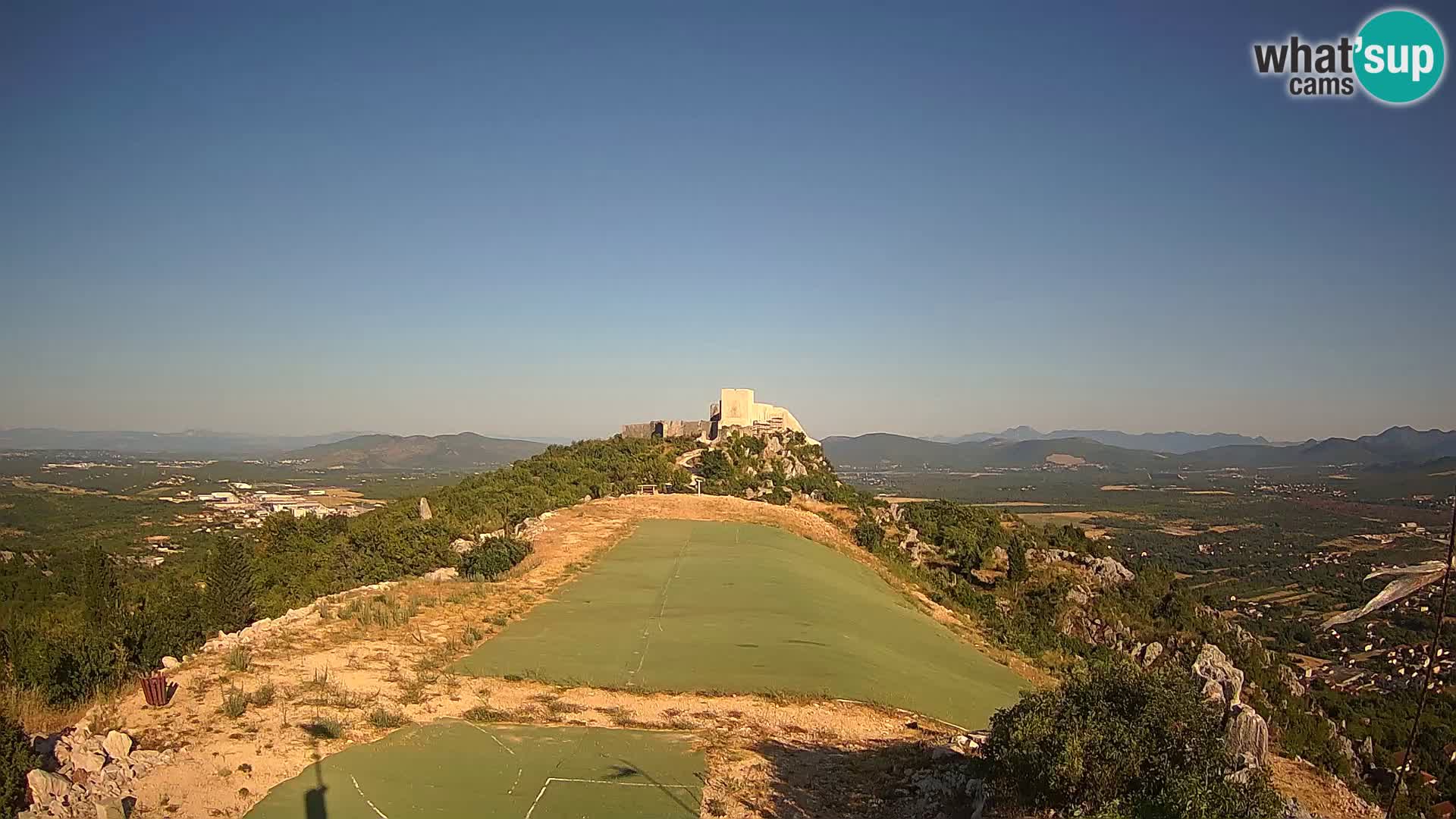 Live Webcam Campo di volo di parapendio Ljubuški – Kula
