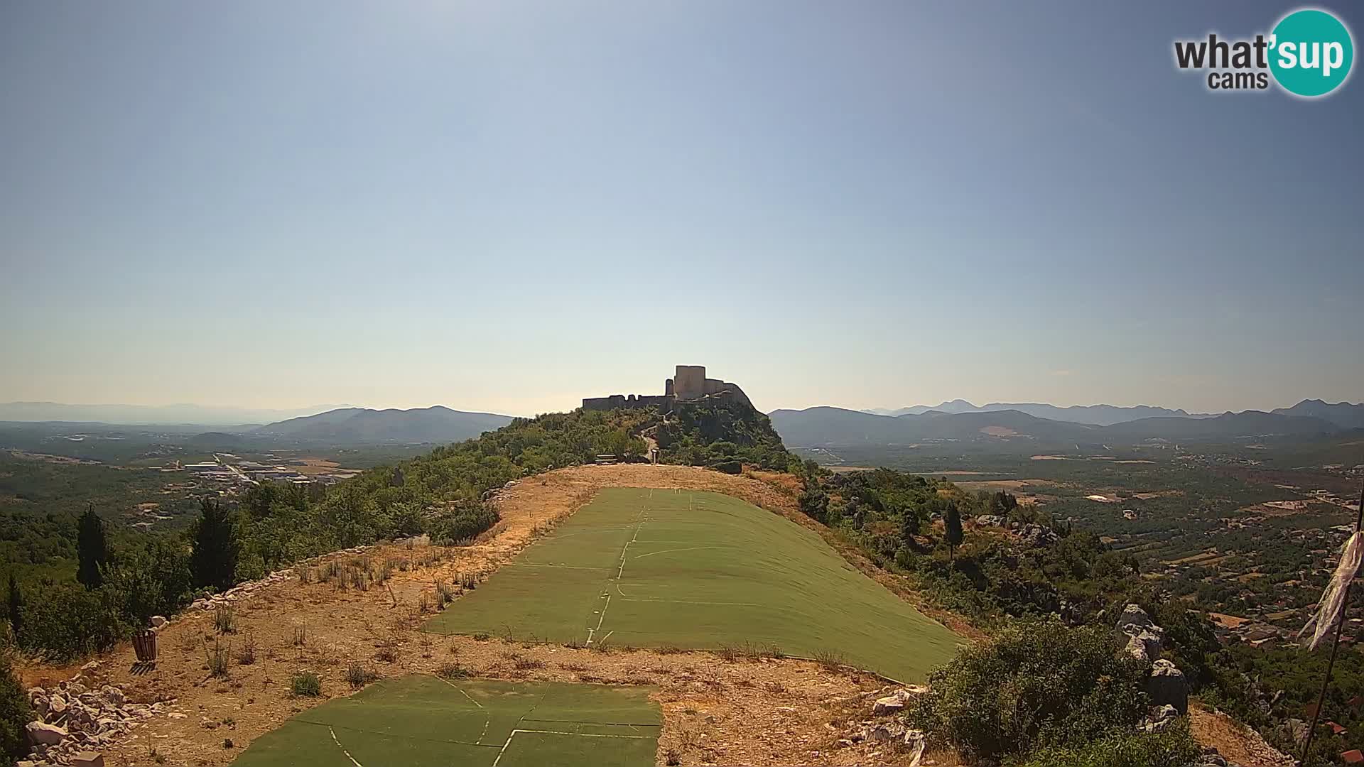 Live Webcam Campo di volo di parapendio Ljubuški – Kula