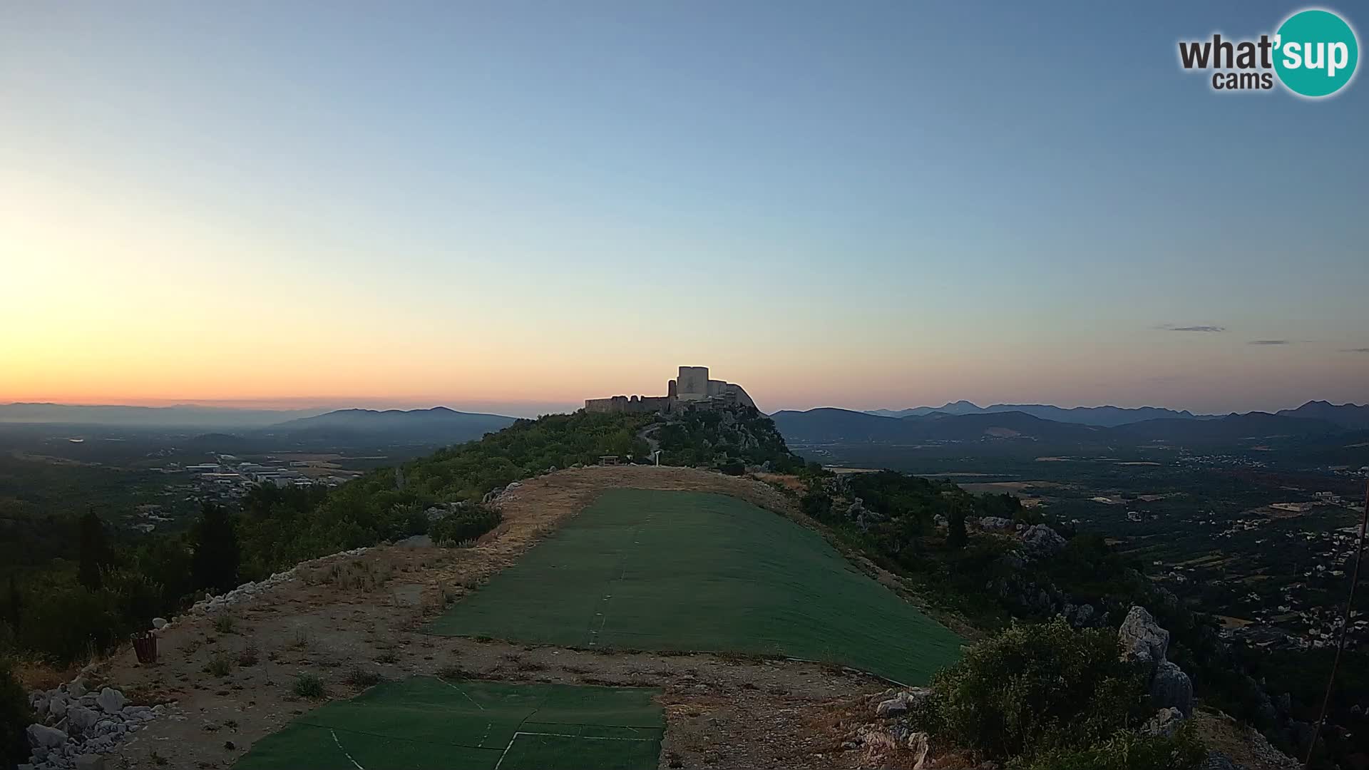 Live Webcam Campo di volo di parapendio Ljubuški – Kula