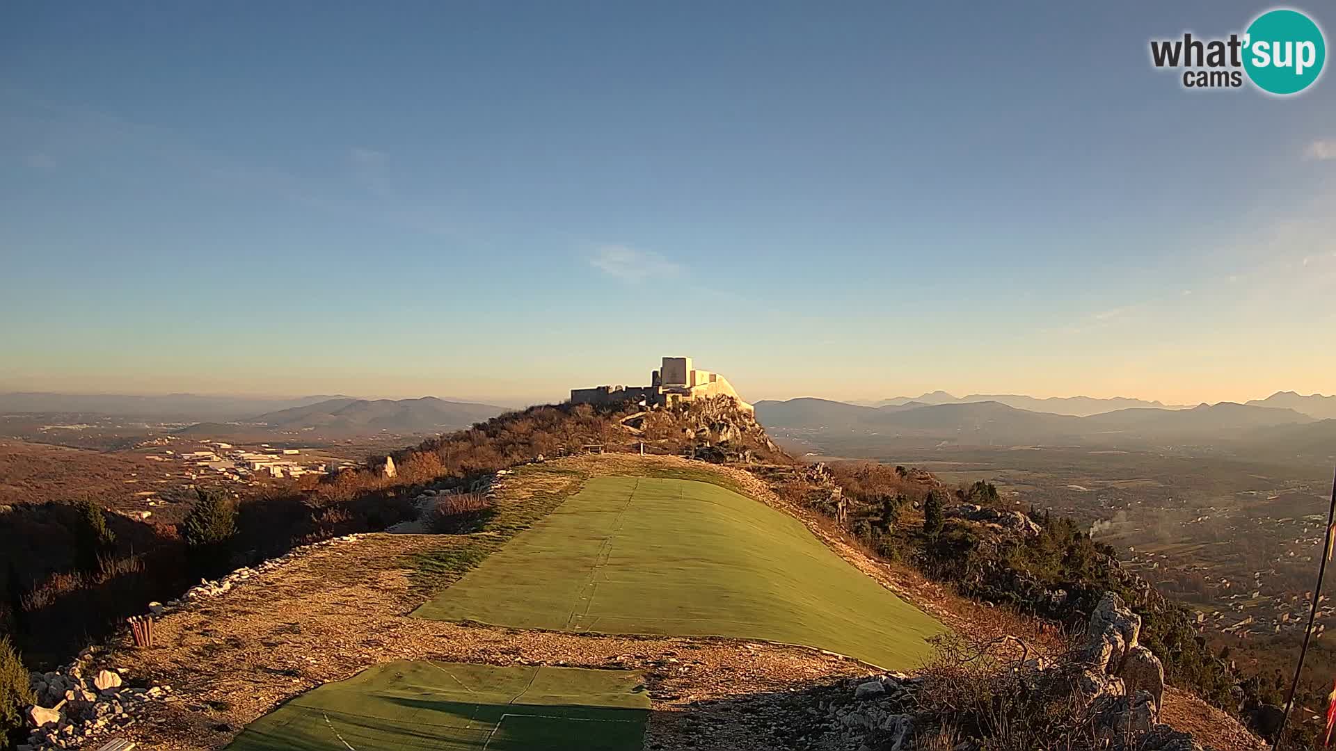 Live Webcam Campo di volo di parapendio Ljubuški – Kula