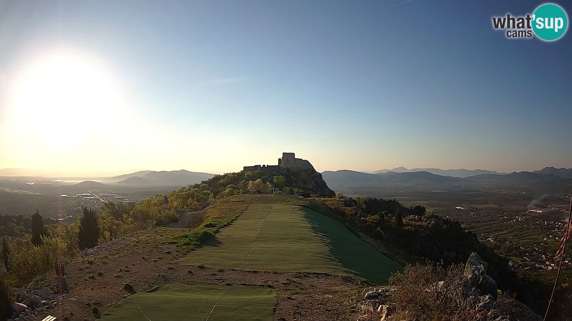 Live Webcam Campo di volo di parapendio Ljubuški – Kula