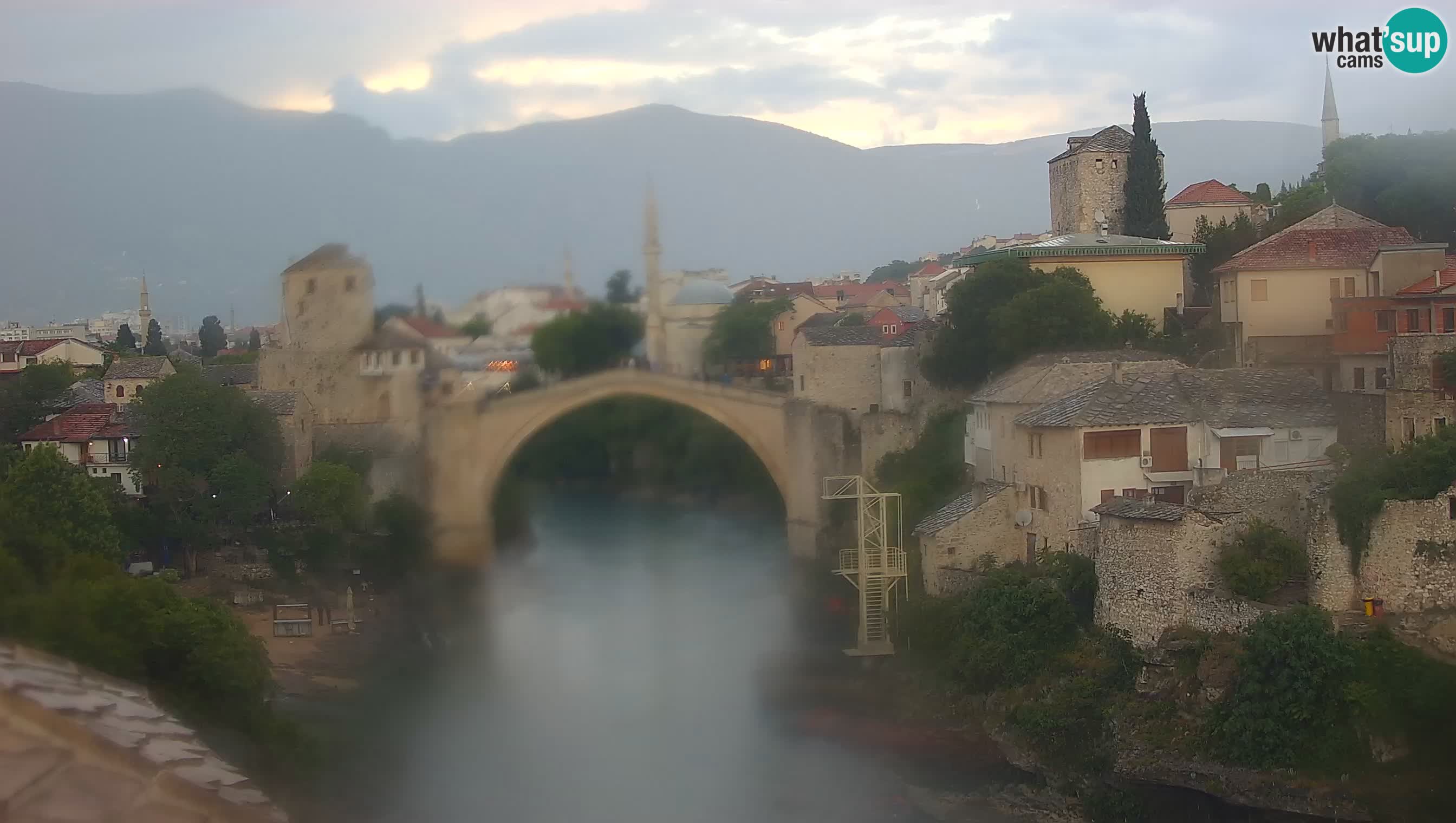 Mostar webcam – LIVE Old Bridge and Neretva river