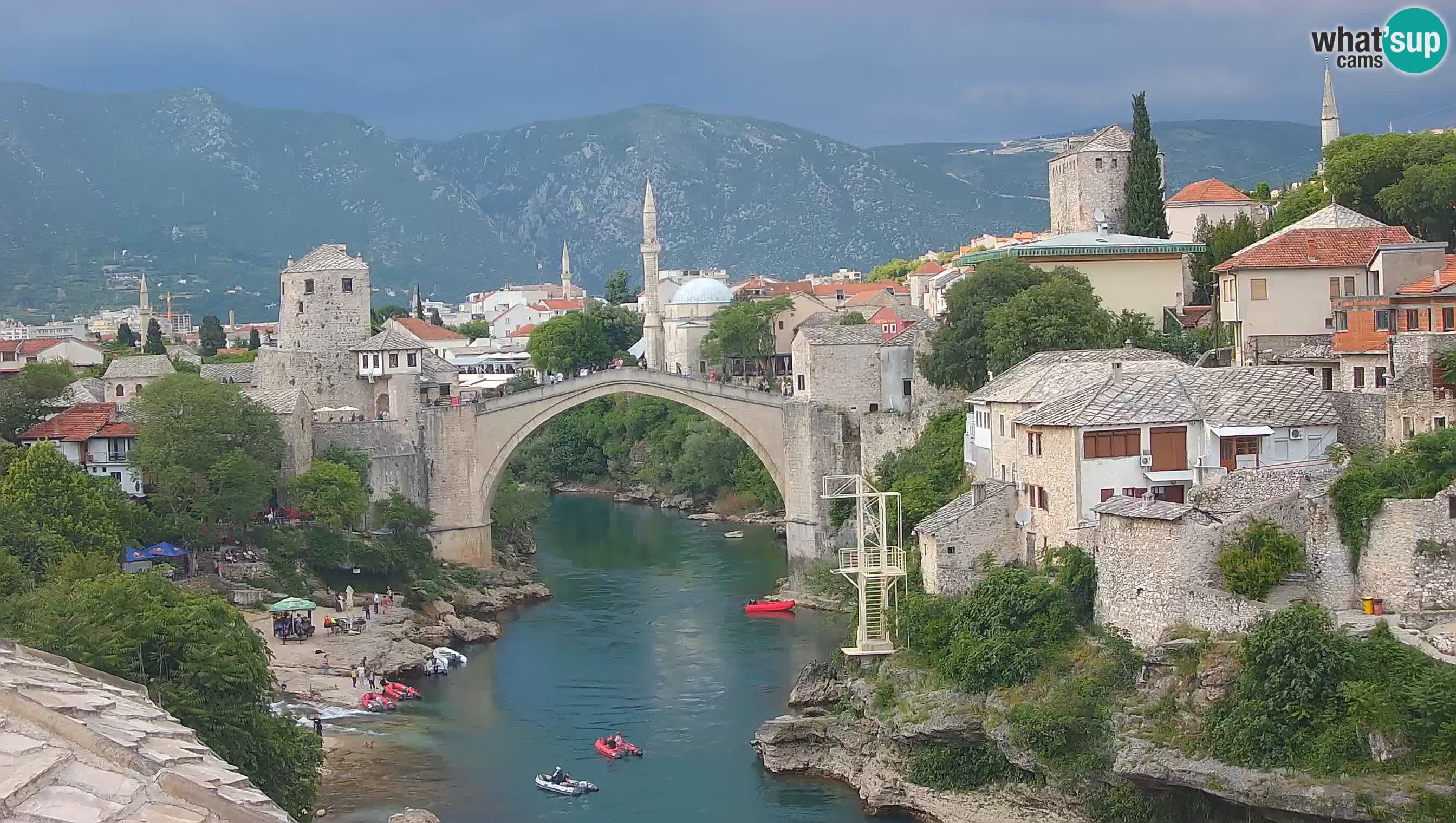 Spletna kamera Mostar – Stari Most in reka Neretva