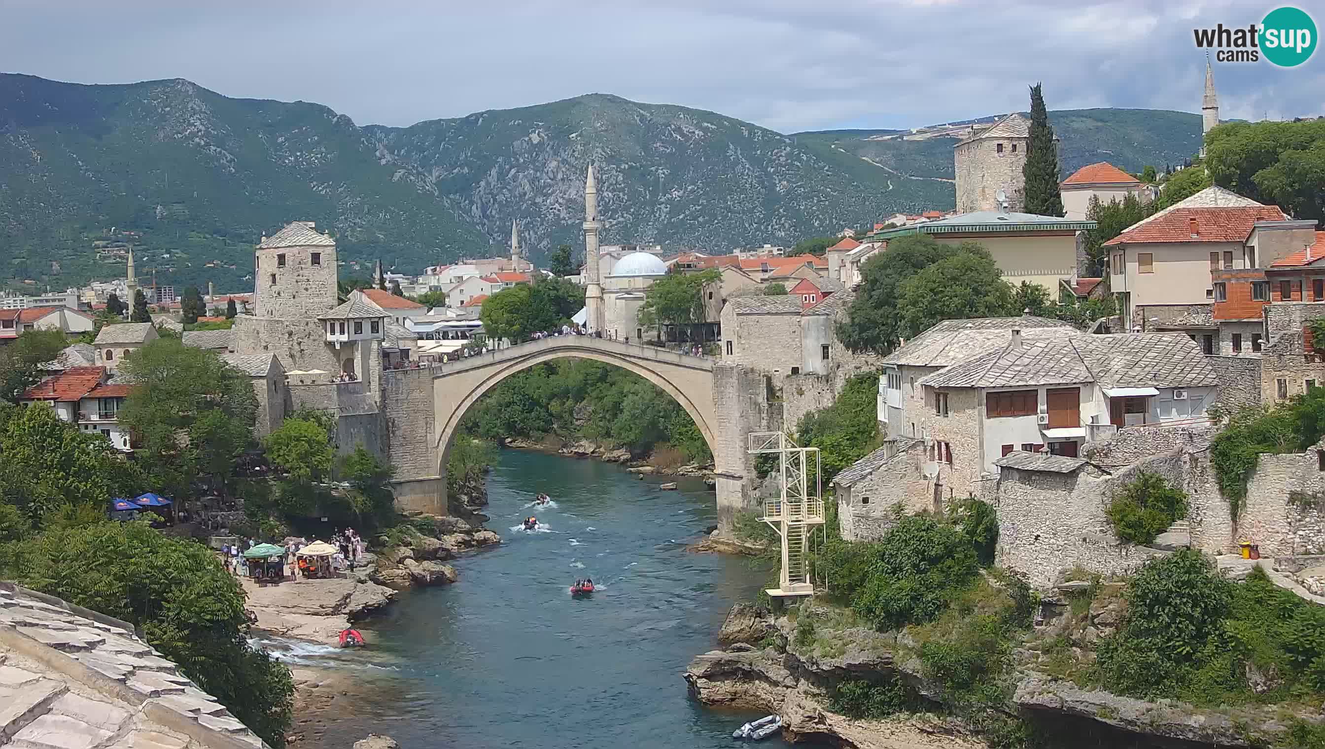 Mostar webcam – LIVE Old Bridge and Neretva river