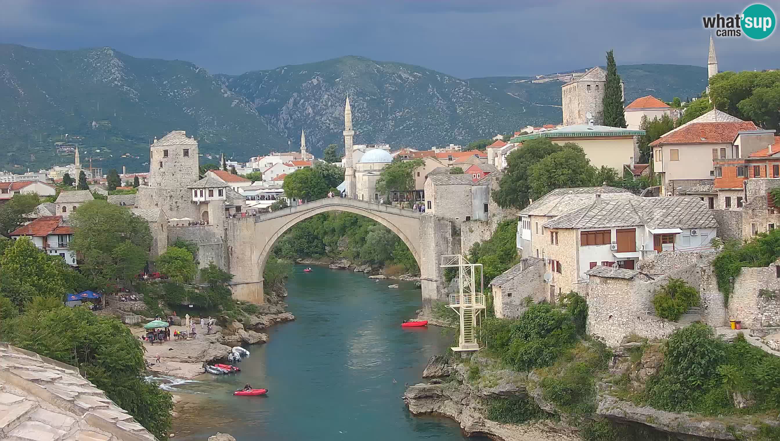 Spletna kamera Mostar – Stari Most in reka Neretva