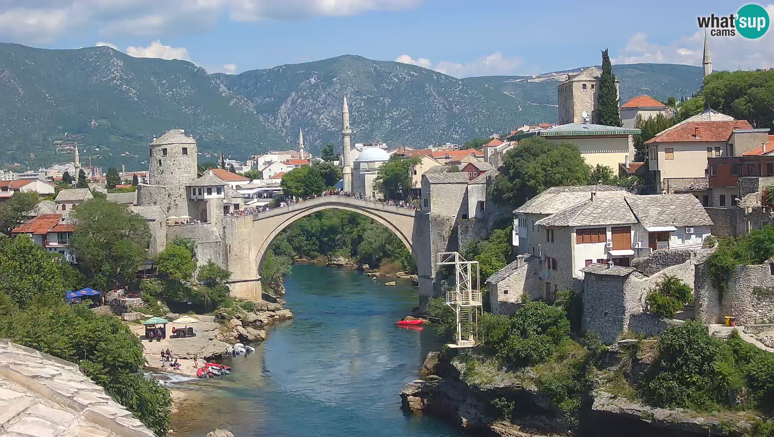 Mostar webcam – LIVE Old Bridge and Neretva river