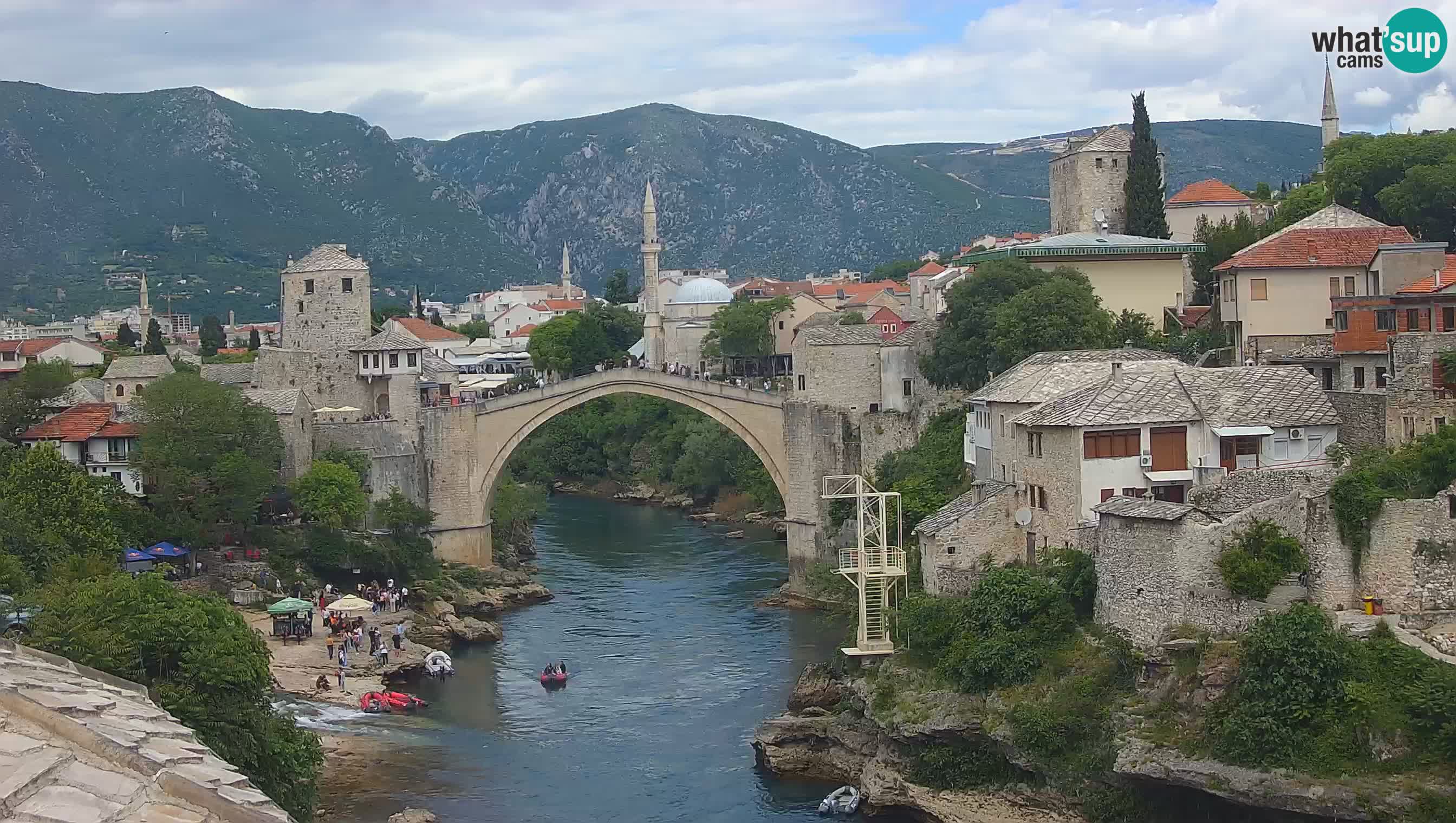 Mostar webcam – LIVE Old Bridge and Neretva river