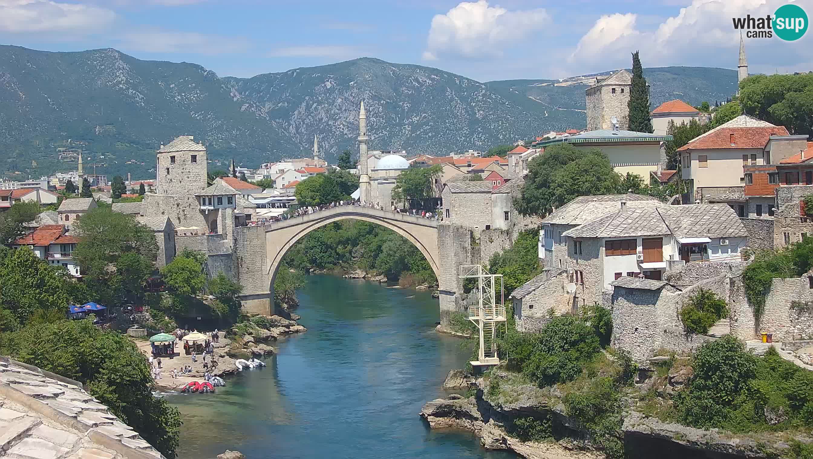 Spletna kamera Mostar – Stari Most in reka Neretva